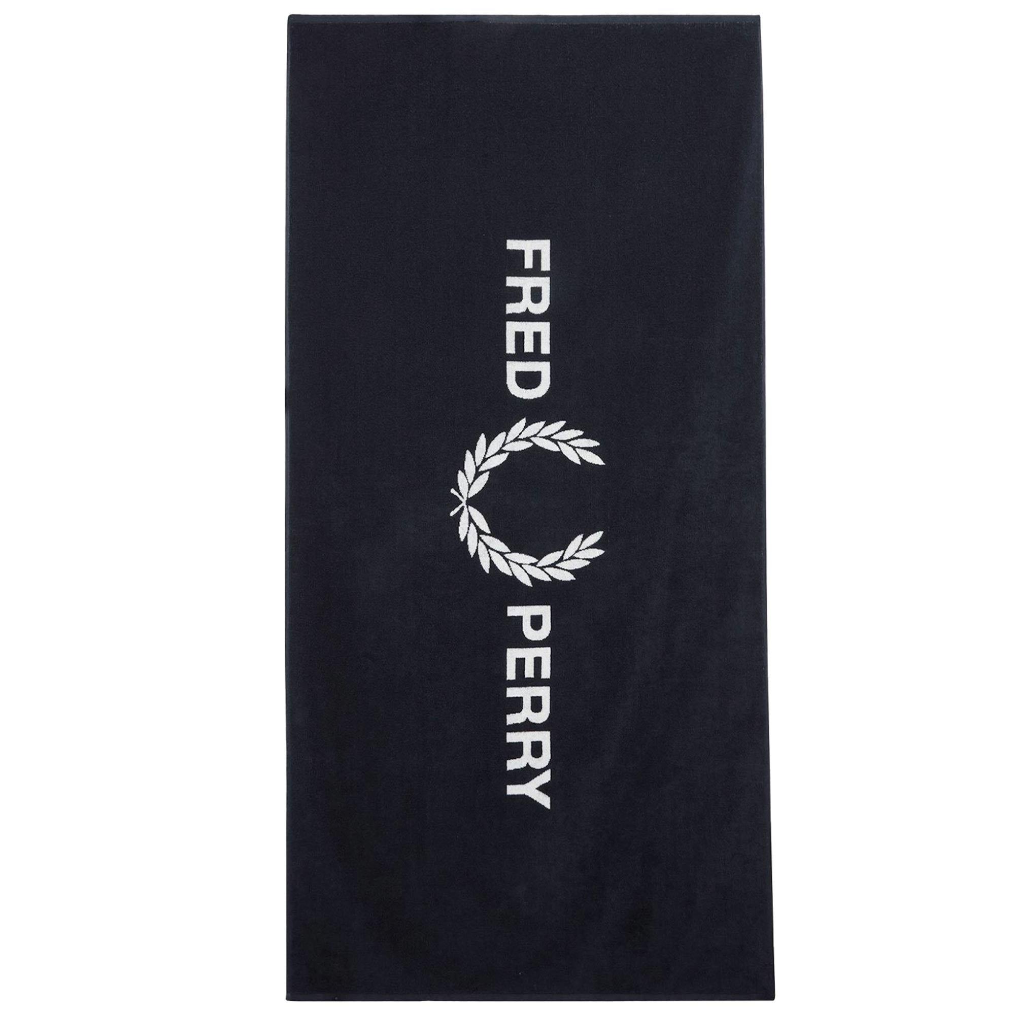 Fred Perry Cotton Beach Towel - Navy