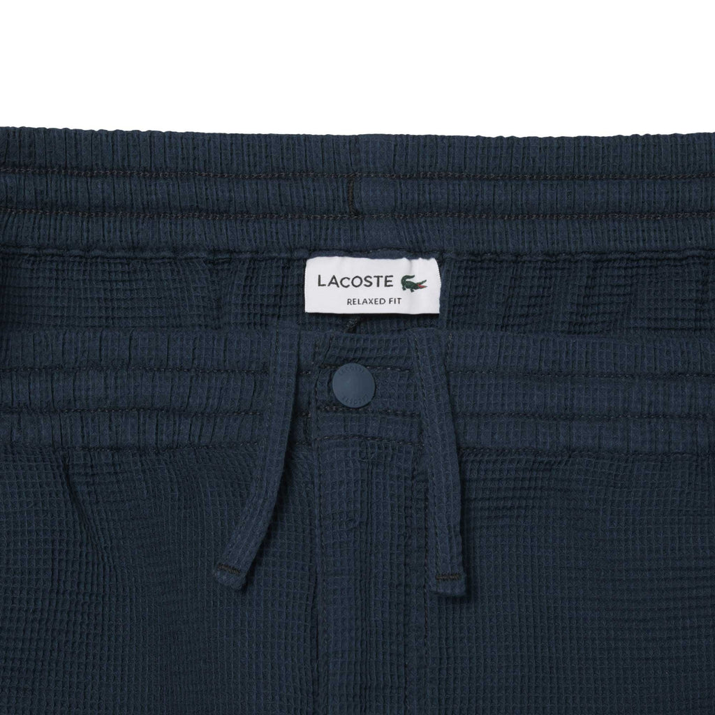 Lacoste Lightweight Textured Shorts - Blue