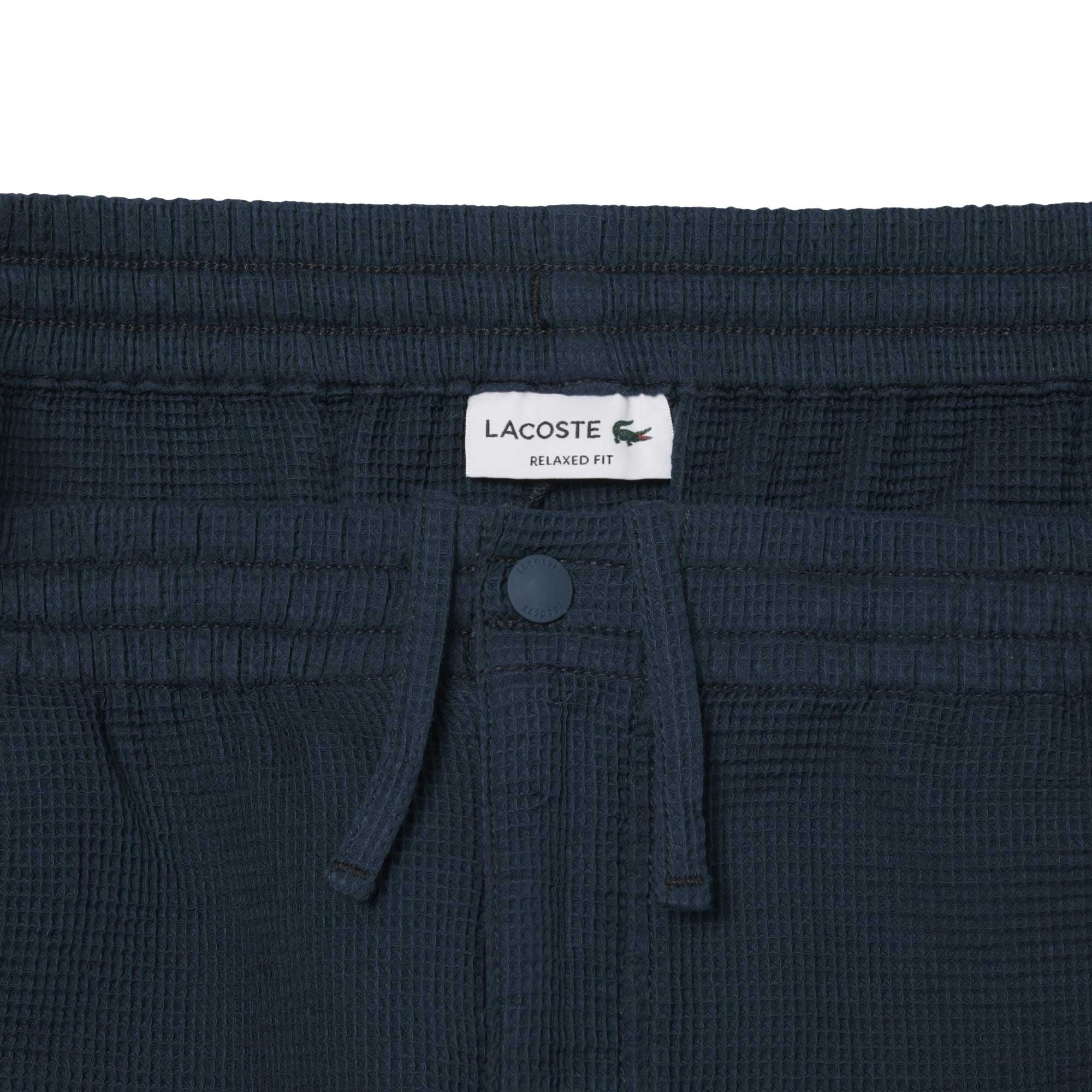 Lacoste Lightweight Textured Shorts - Blue
