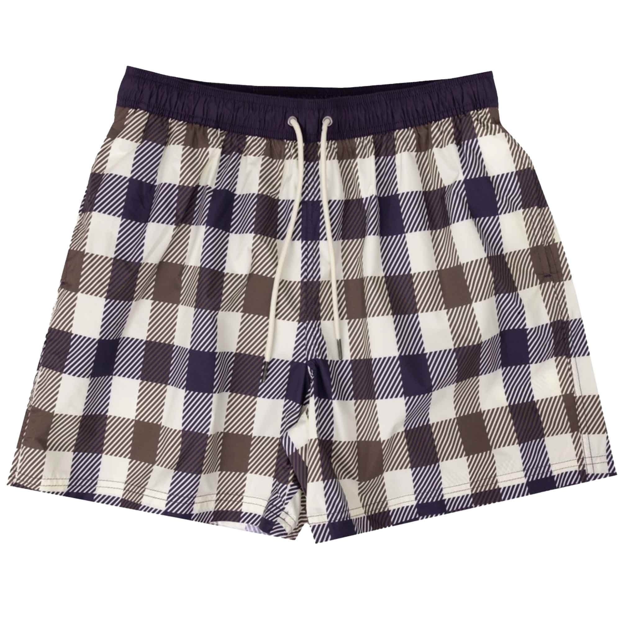 Aquascutum Beach Macro Volley Shorts - Macro Check