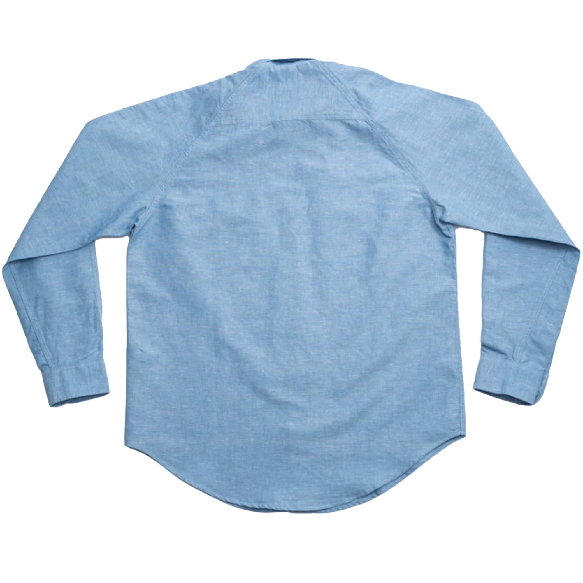 Heimat Cotton Hemp Chambray Shirt - Trail Blue