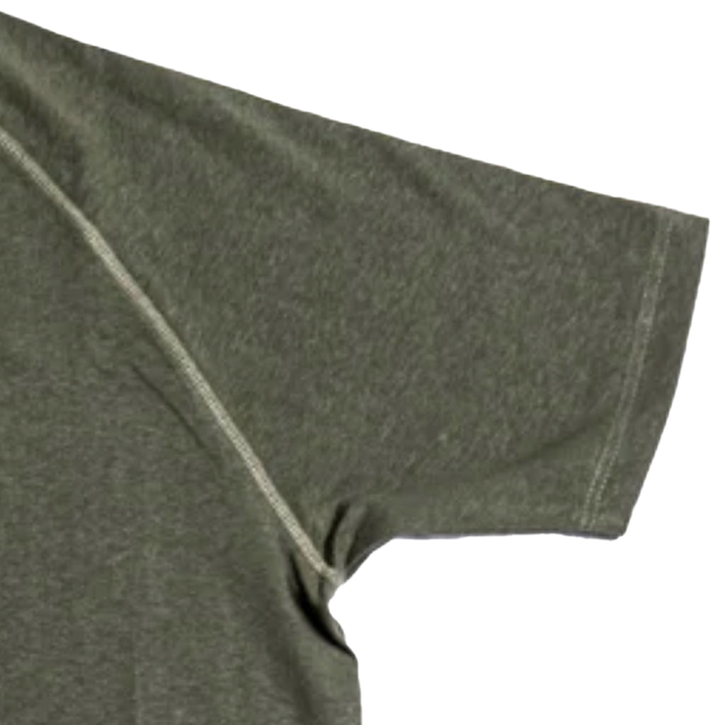 Heimat Cotton Hemp Short Sleeve T-Shirt - Military Green