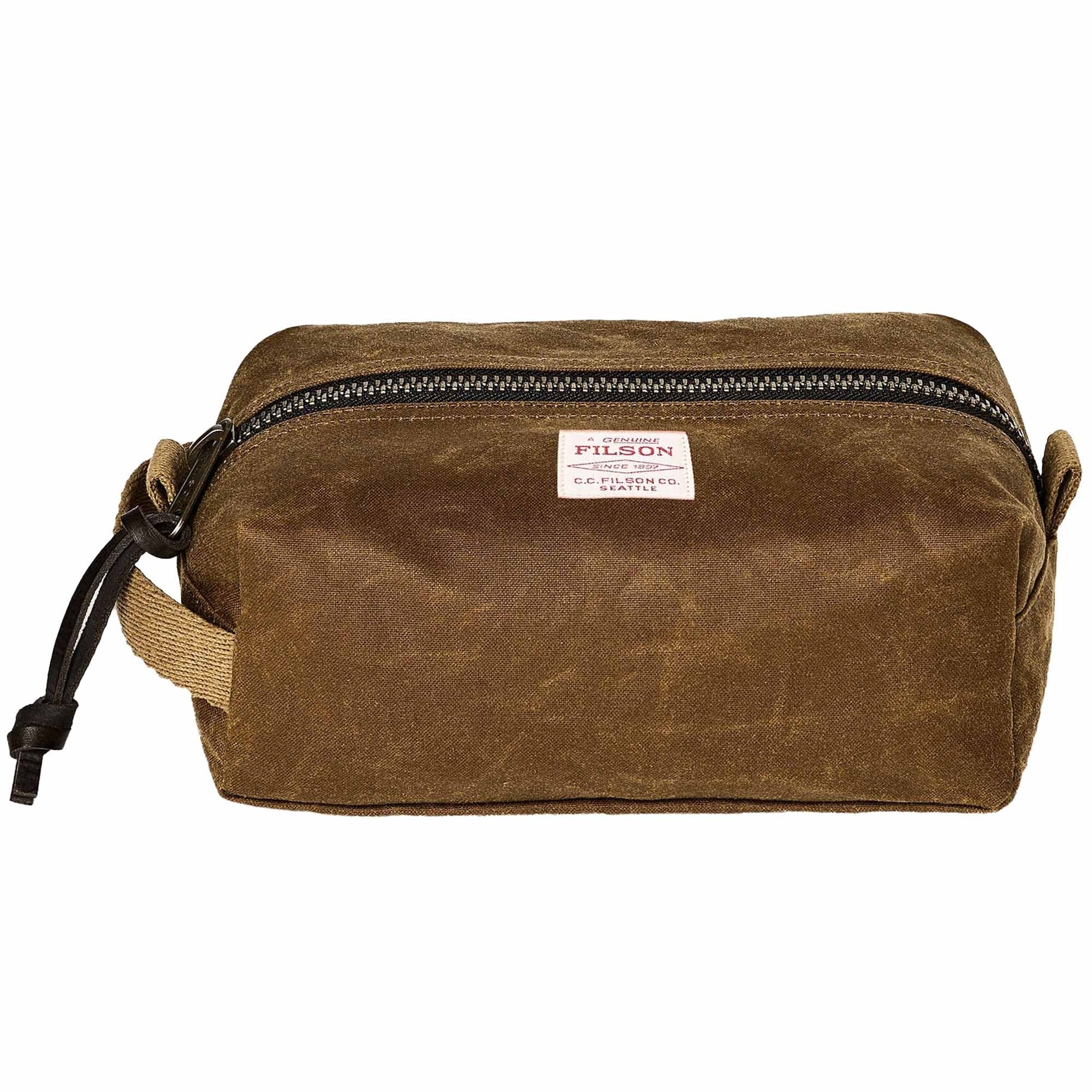 Filson Tin Cloth Travel Kit - Dark Tan