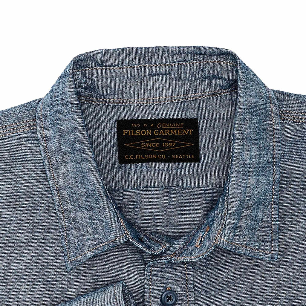 Chambray CPO Shirt - Rinsed Indigo