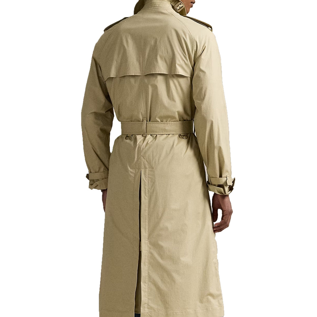 Polo Ralph Lauren Stretch Poplin Trench Coat - Beige