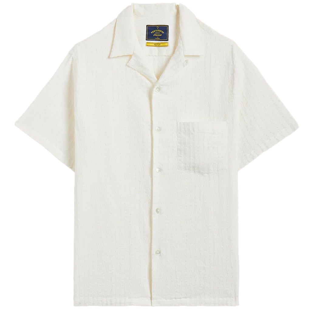 Portuguese Flannel Mondego Shirt - White