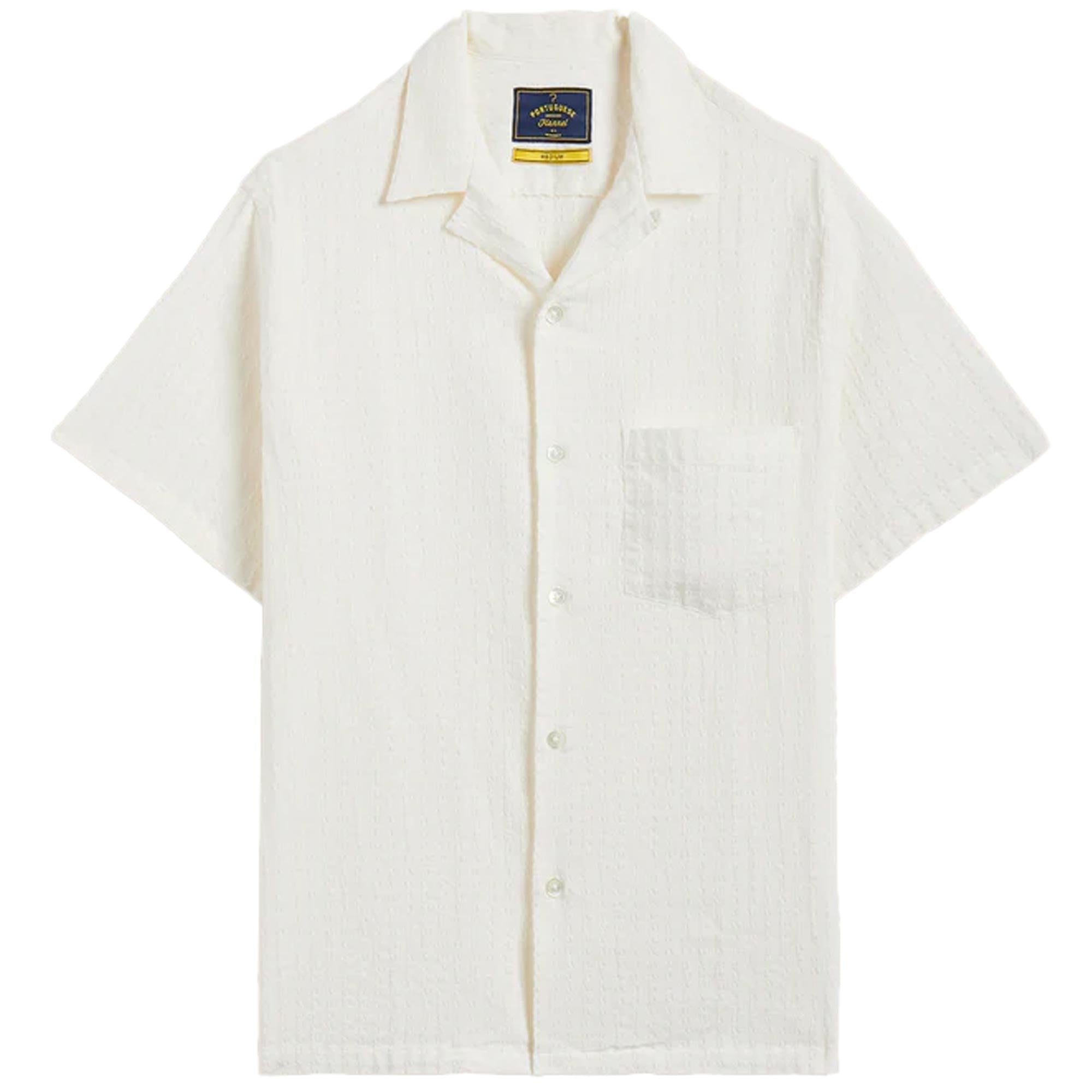 Portuguese Flannel Mondego Shirt - White