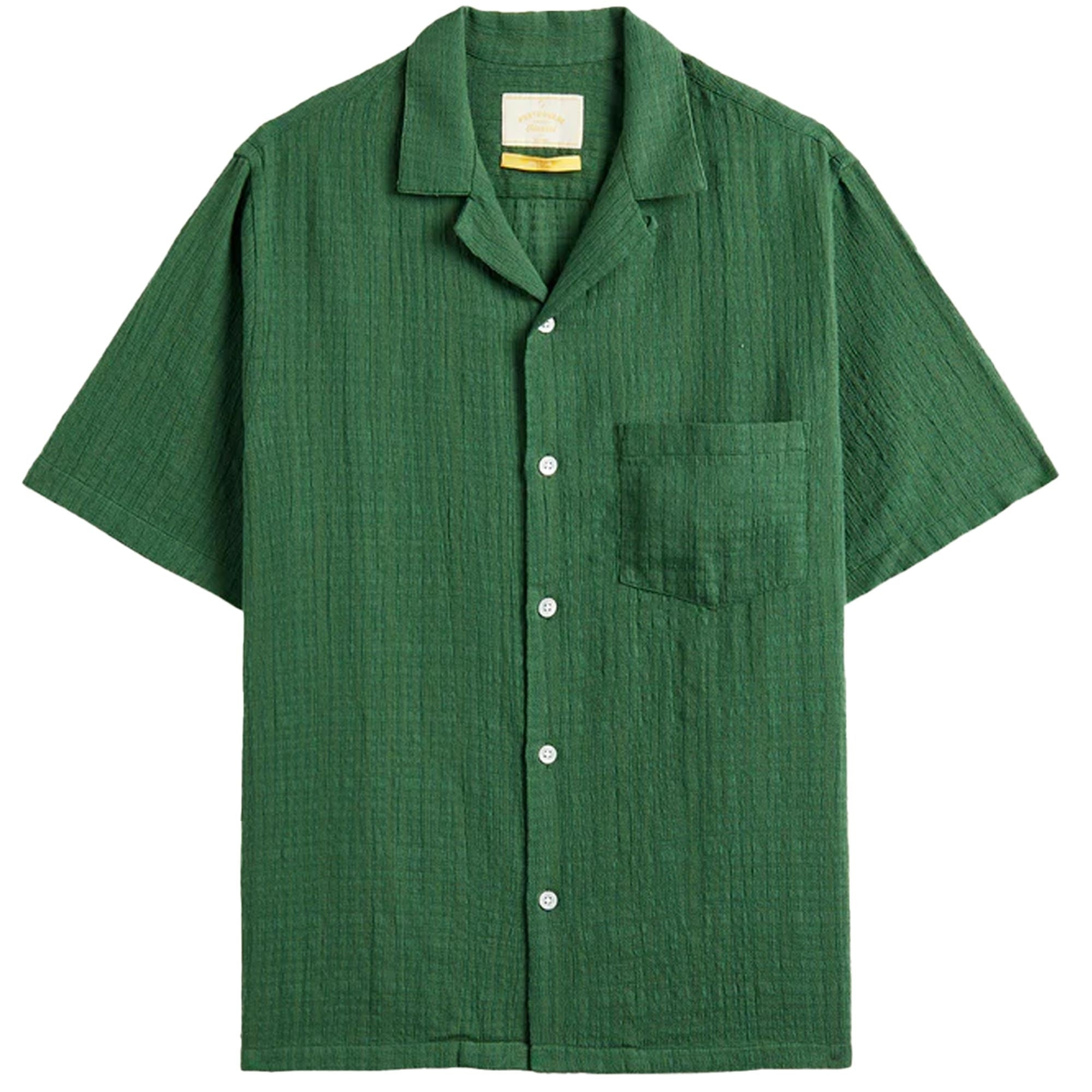 Portuguese Flannel Grain Shirt - Green