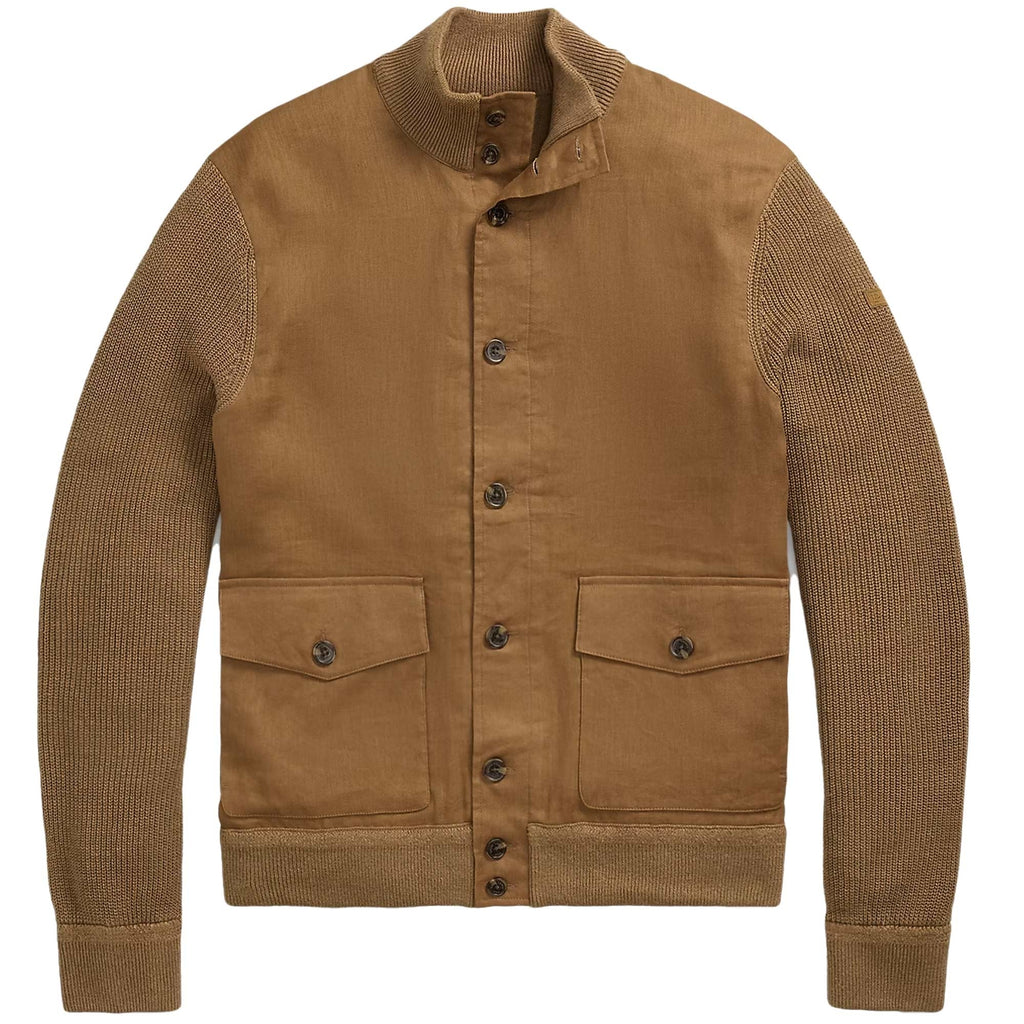 Polo Ralph Lauren Hybrid Linen Cardigan - Brown