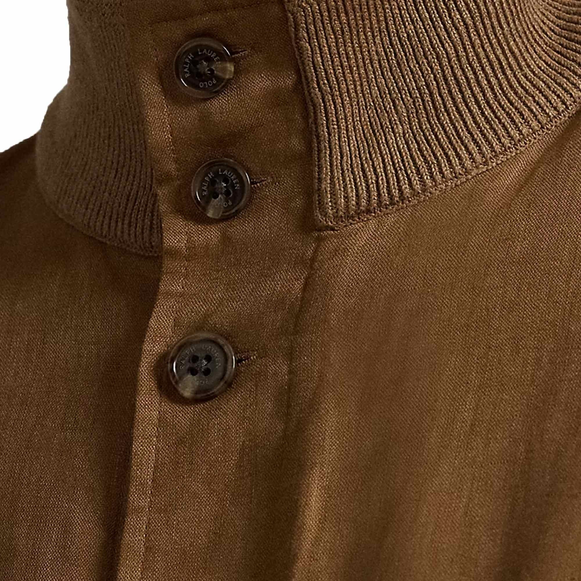 Polo Ralph Lauren Hybrid Linen Cardigan - Brown