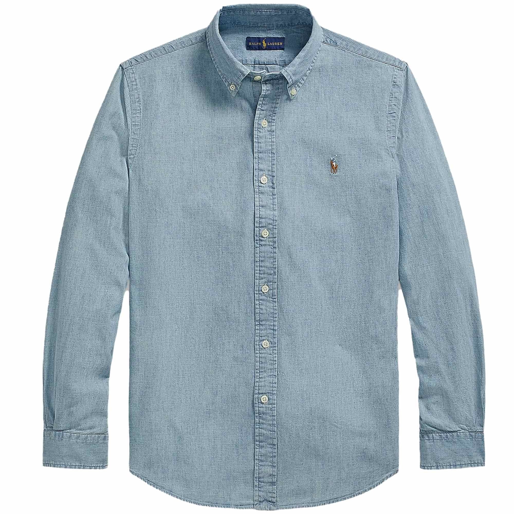 Custom Fit Chambray Shirt - Chambray