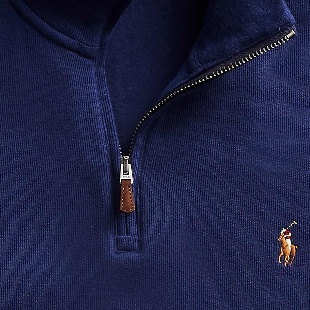 Polo Ralph Lauren Estate-Rib Quarter-Zip Pullover - Cruise Navy