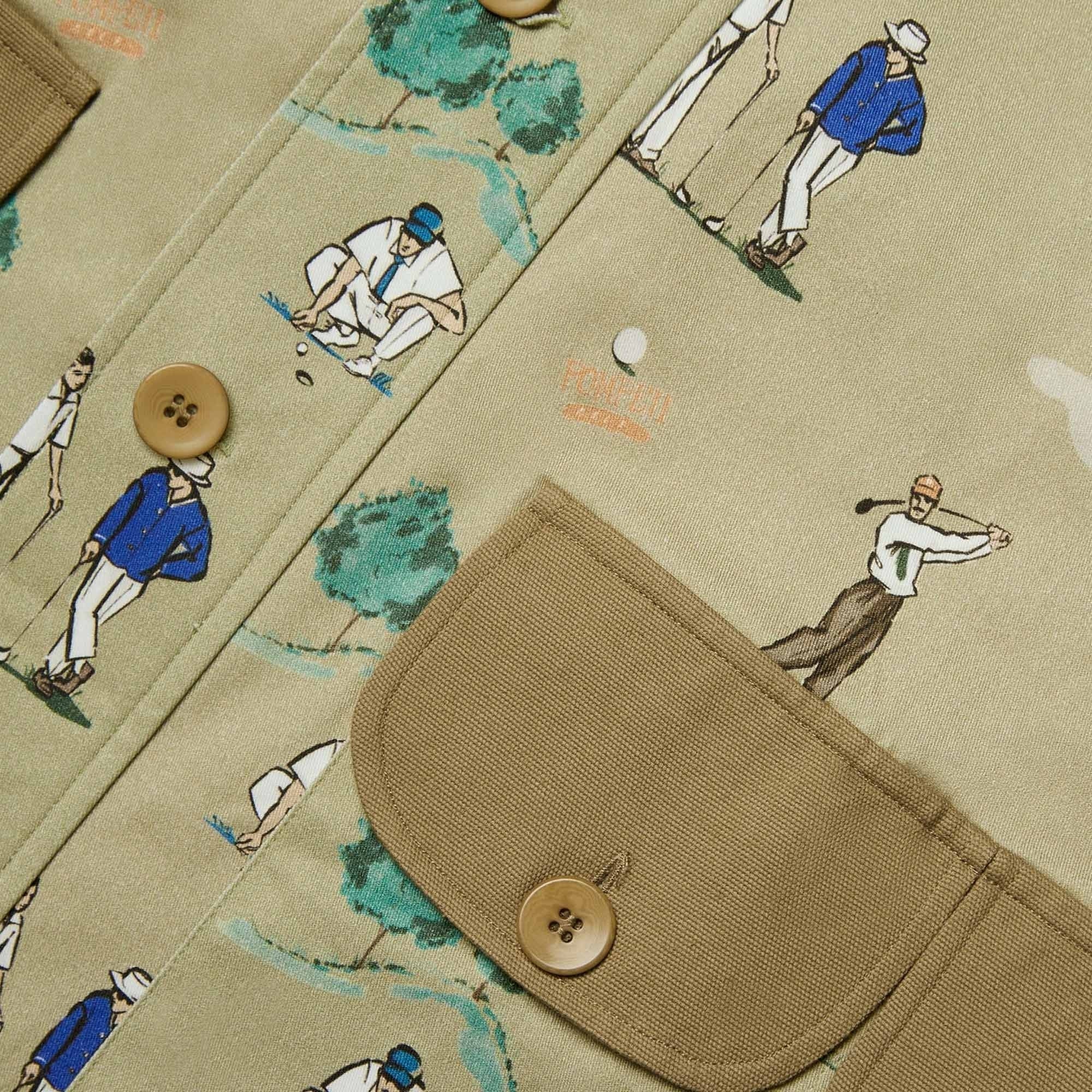 Pompeii Golf Short Field Jacket - Green