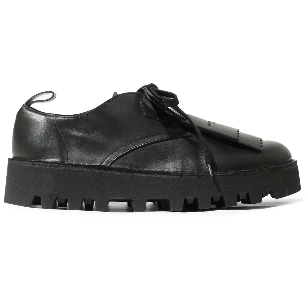 Engineered Garments x Engineered Garments Desert Khan - Black Smooth Leather