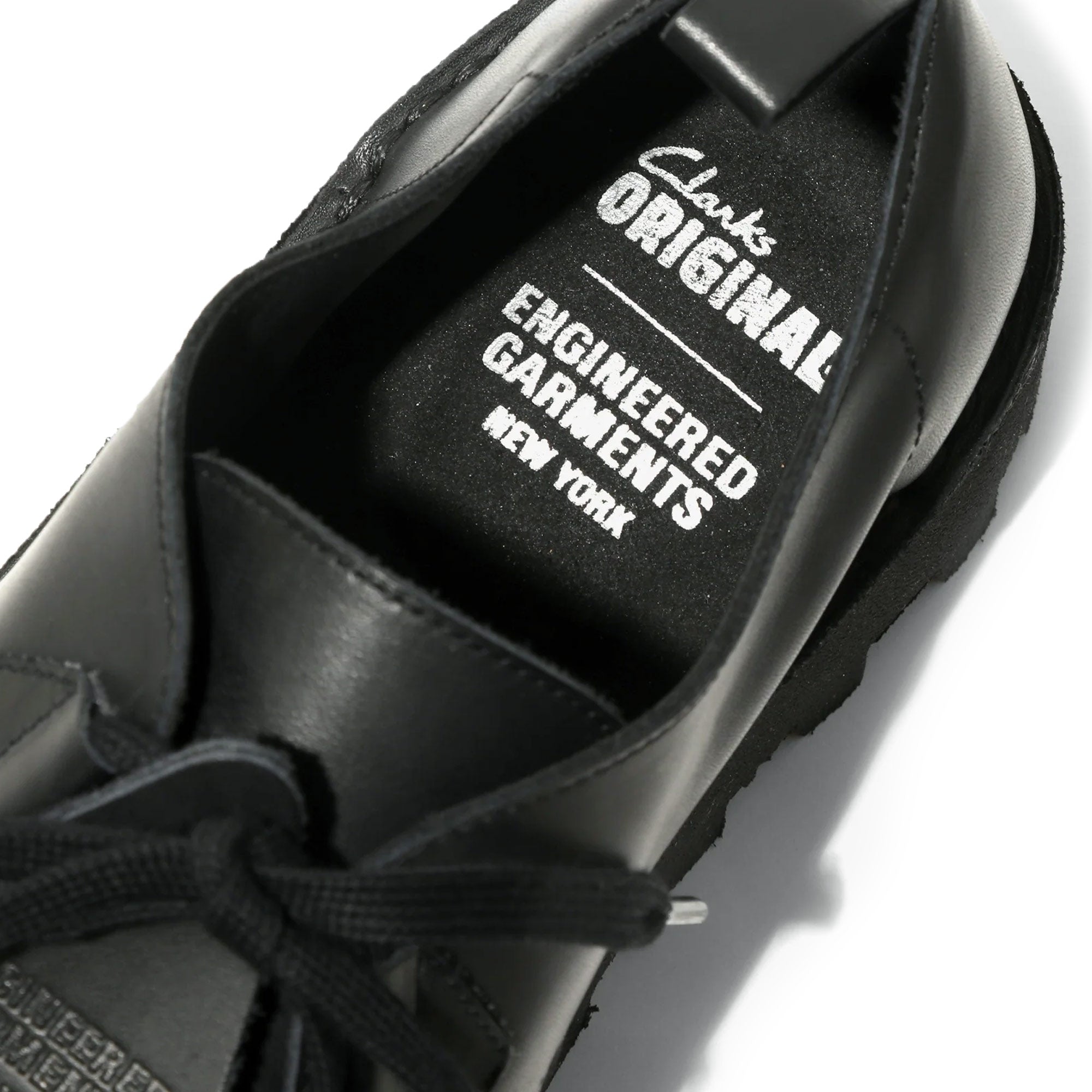 Engineered Garments x Engineered Garments Desert Khan - Black Smooth Leather