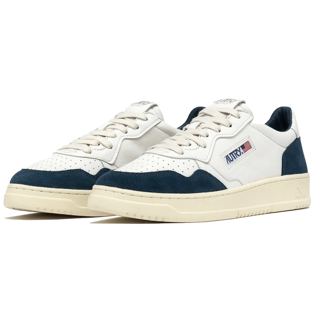Autry Medalist Low - White Capri