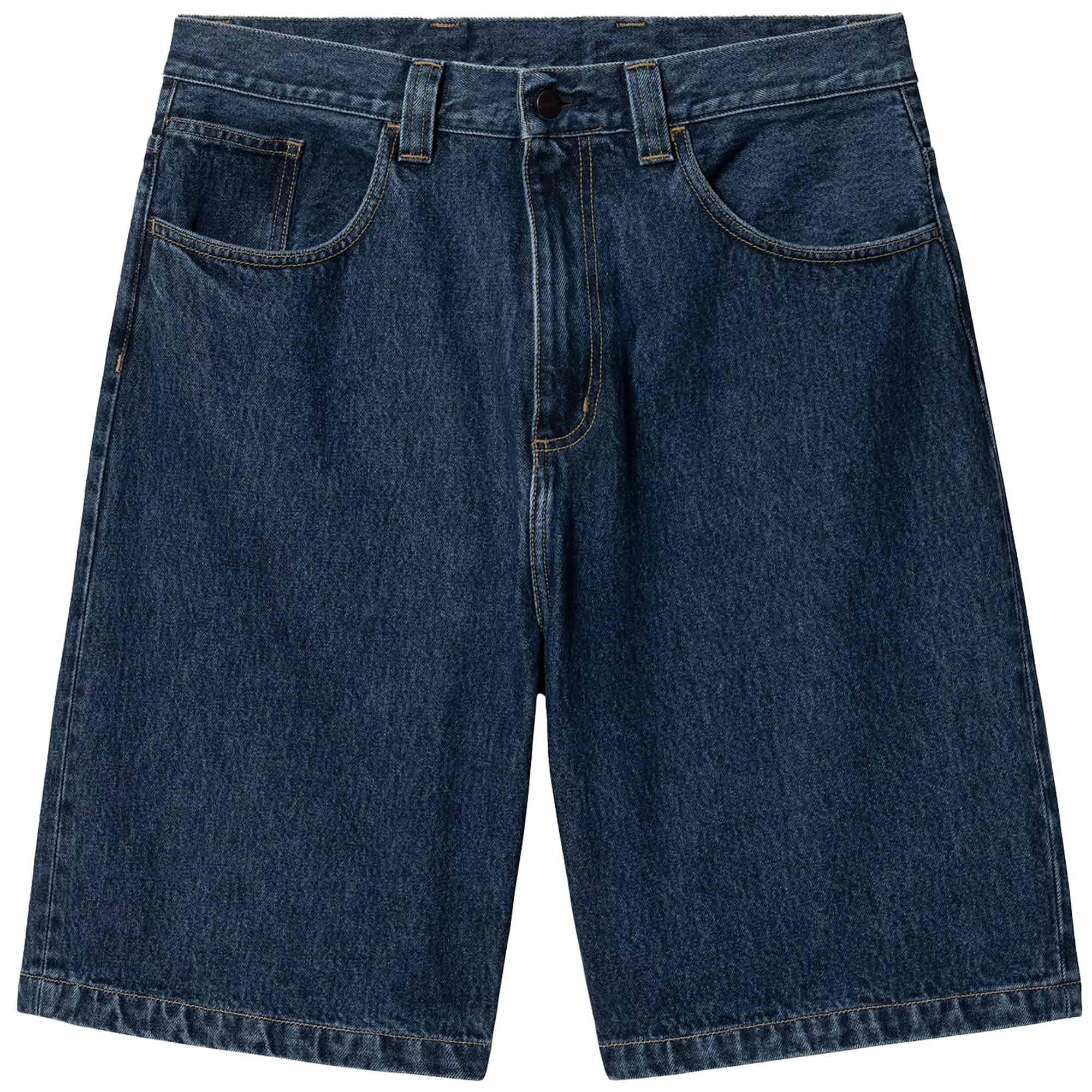 Carhartt WIP Brandon Shorts - Blue Rinsed