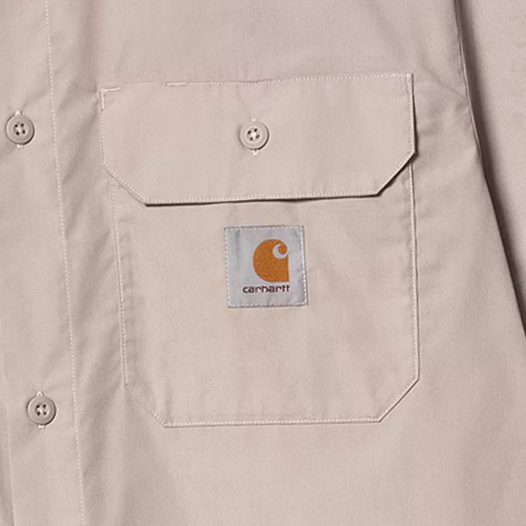 Short Sleeve Craft Shirt - Dusky Beige