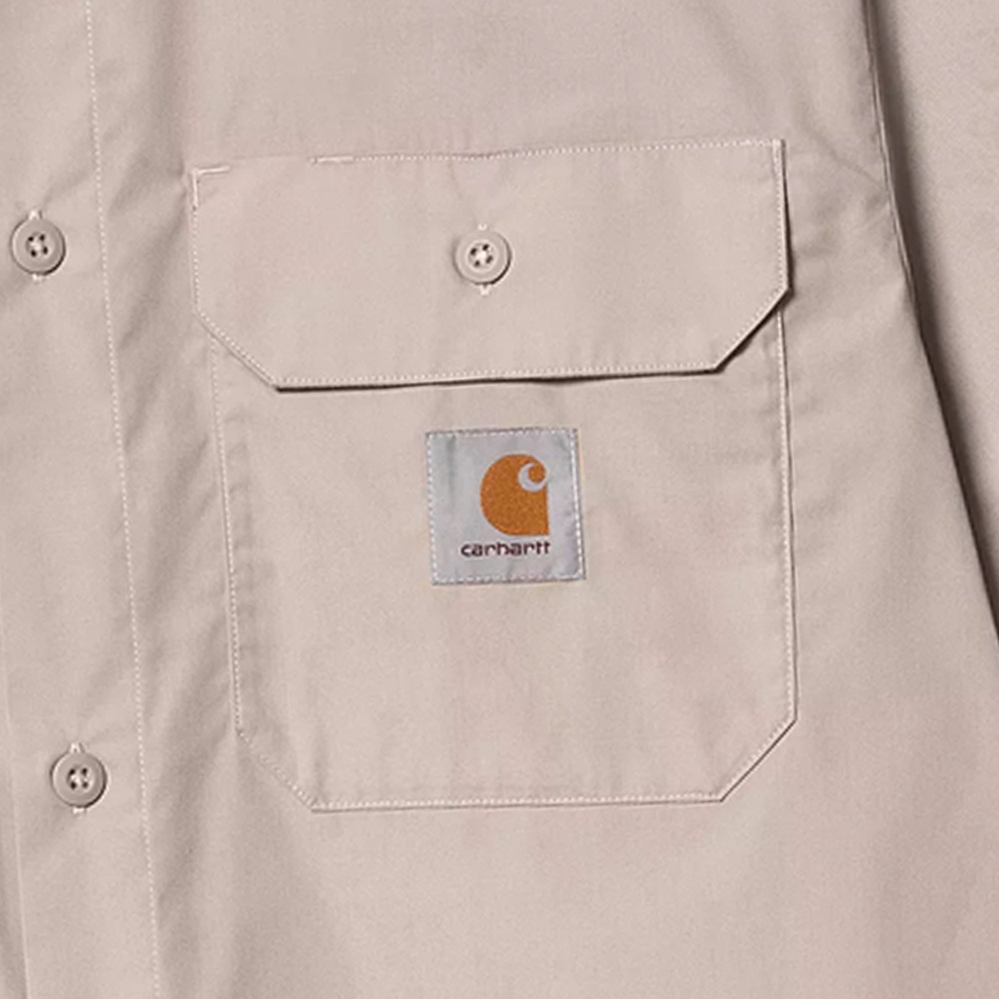 Short Sleeve Craft Shirt - Dusky Beige