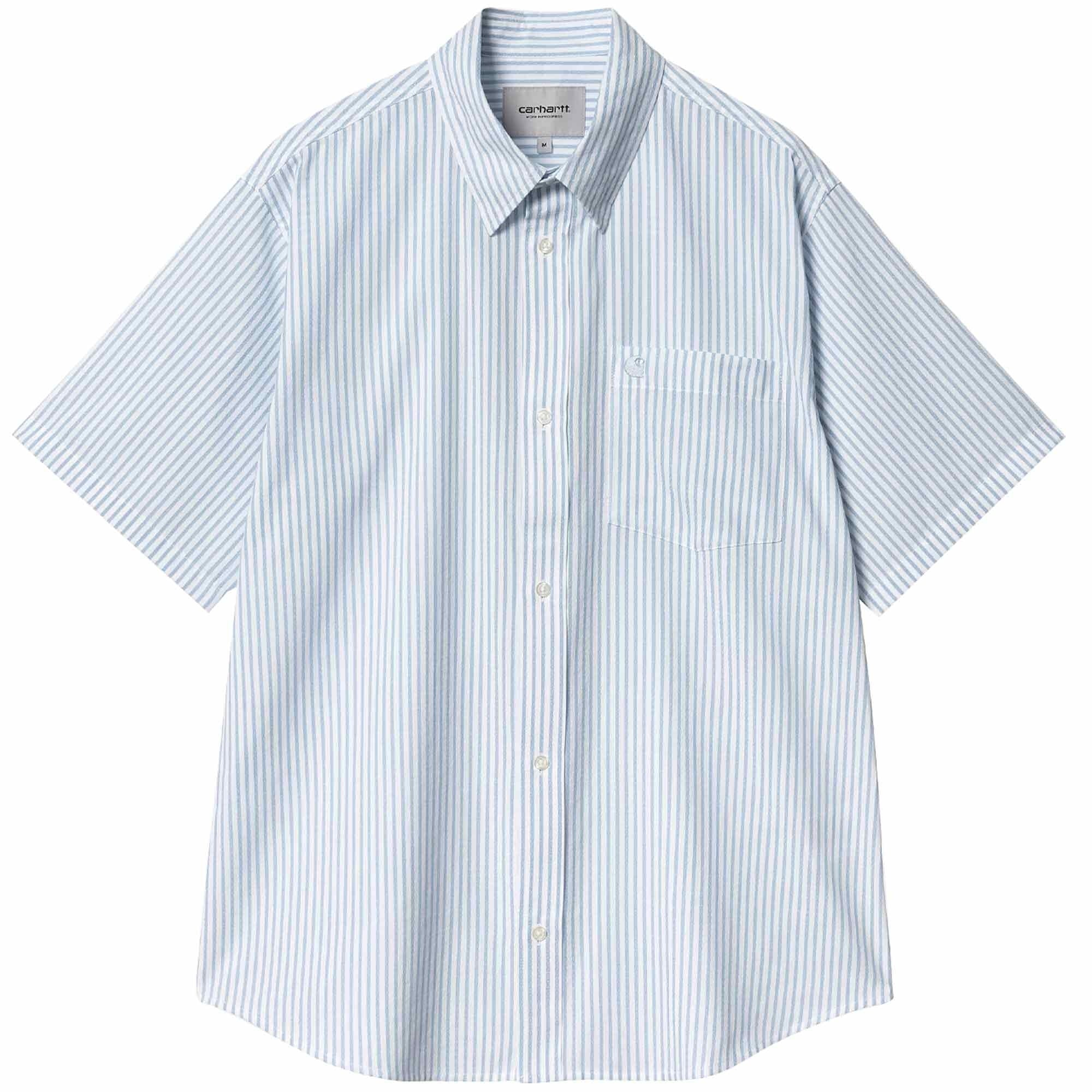 Carhartt WIP Short Sleeve Phelps Shirt - Bluebird