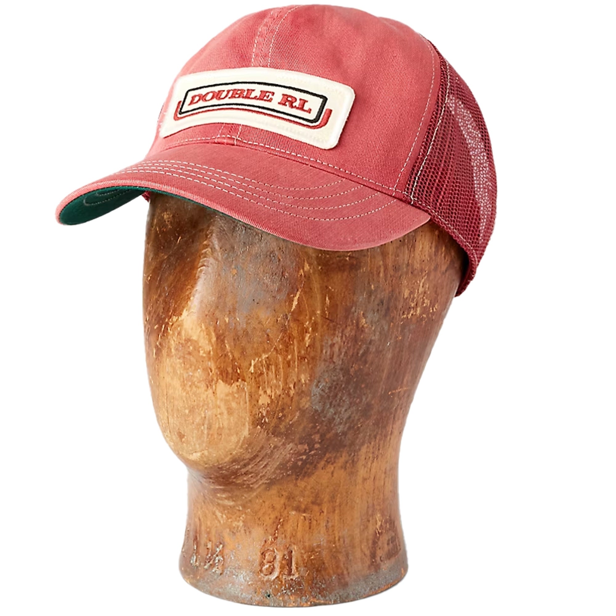 RRL by Ralph Lauren Logo-Patch Twill Trucker Cap - Pink