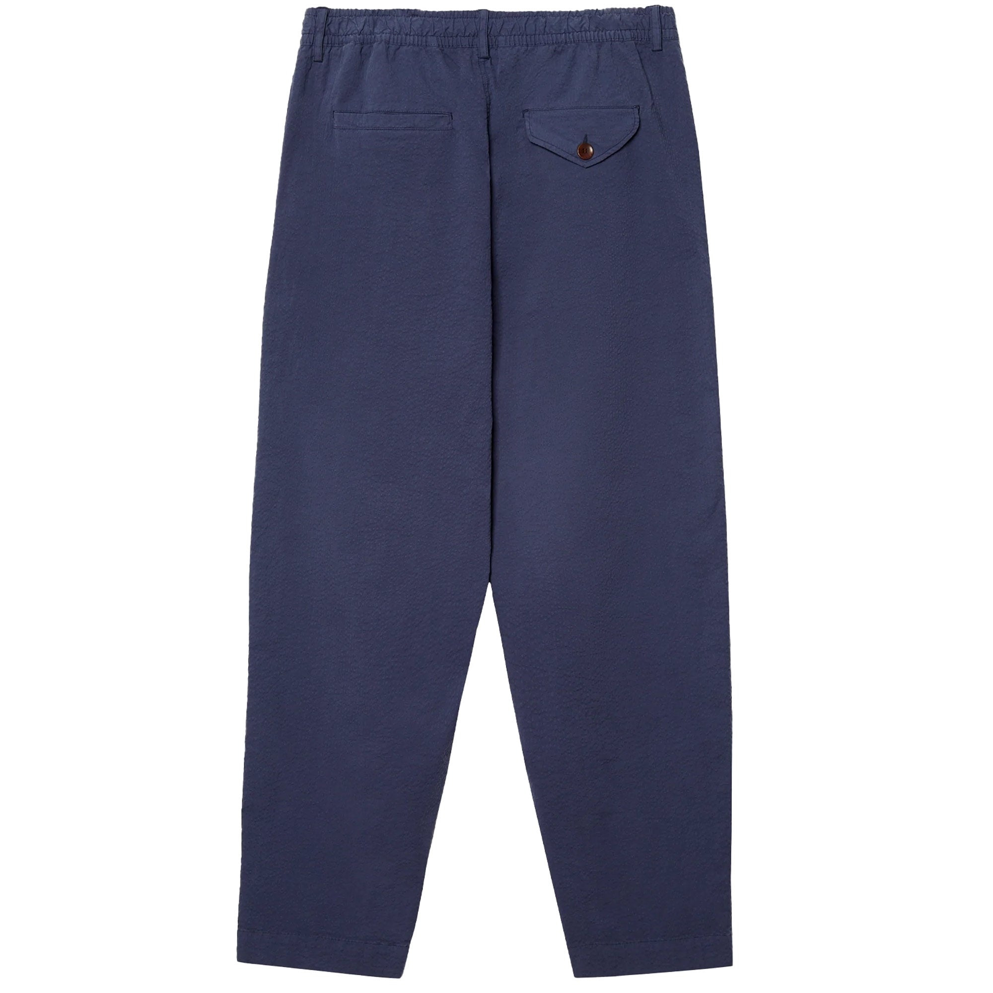 Pompeii Seersucker Trousers - Navy