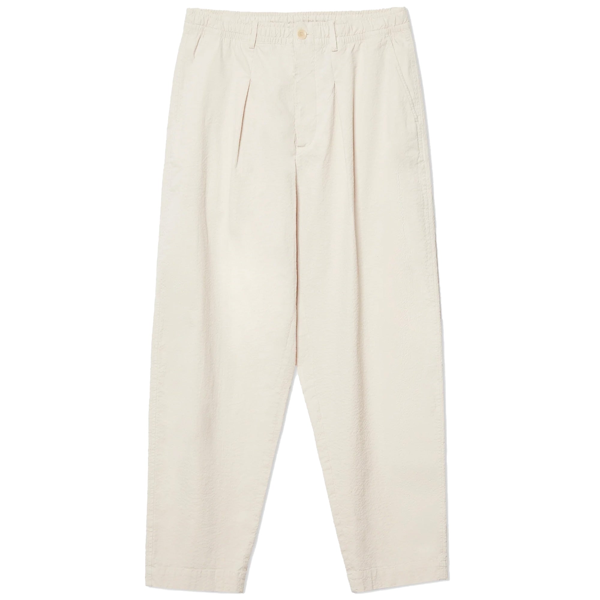 Pompeii Seersucker Trousers - Stone
