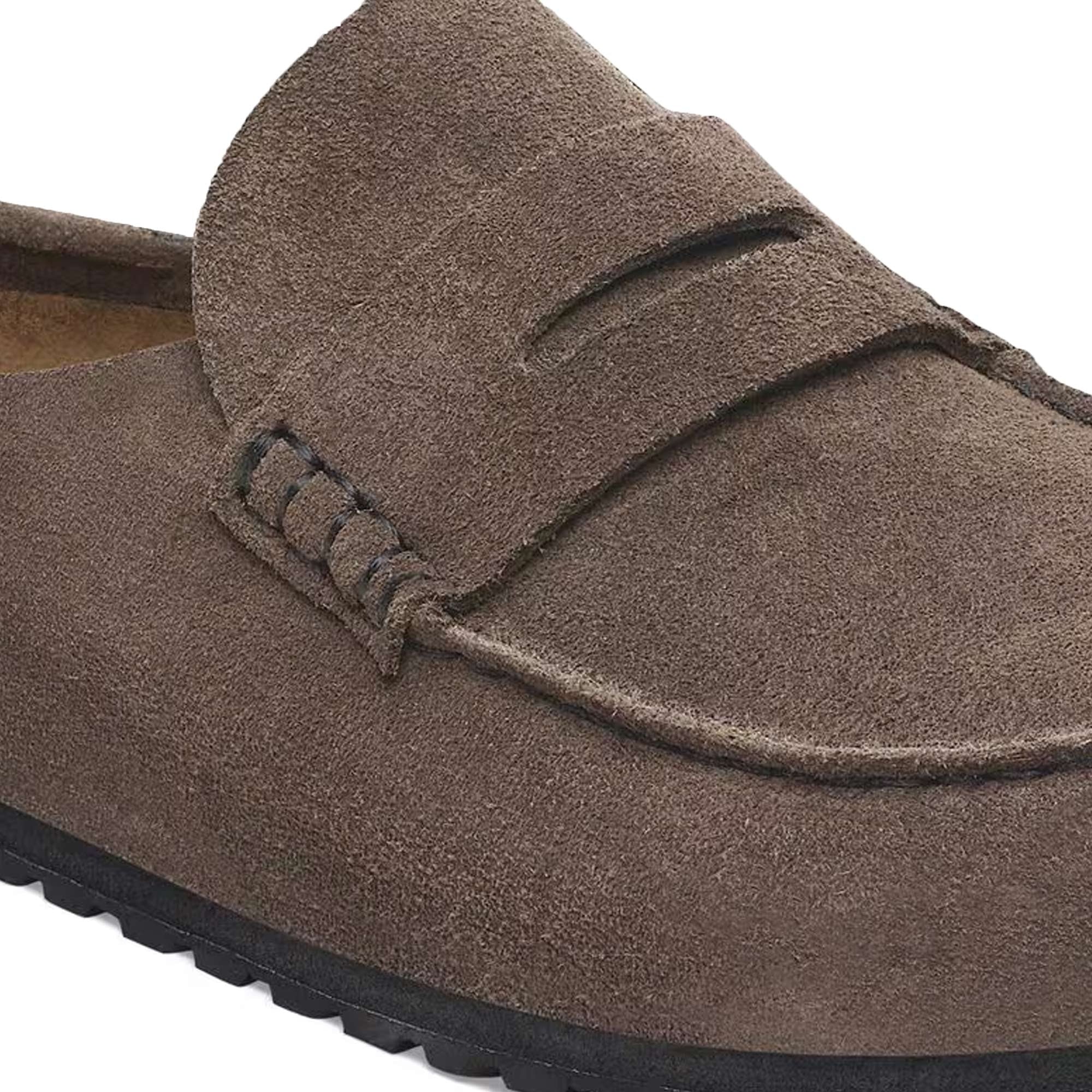 Birkenstock Naples Wrapped Suede - Concrete Gray