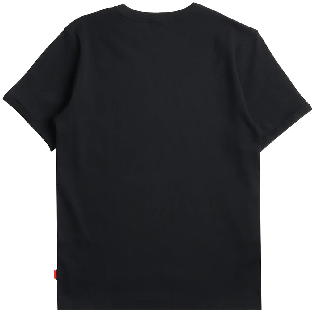 Healthknit Heavyweight Rib Crew T-Shirt - Black