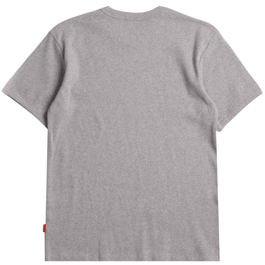 Healthknit Heavyweight Rib Crew T-Shirt - Heather Grey