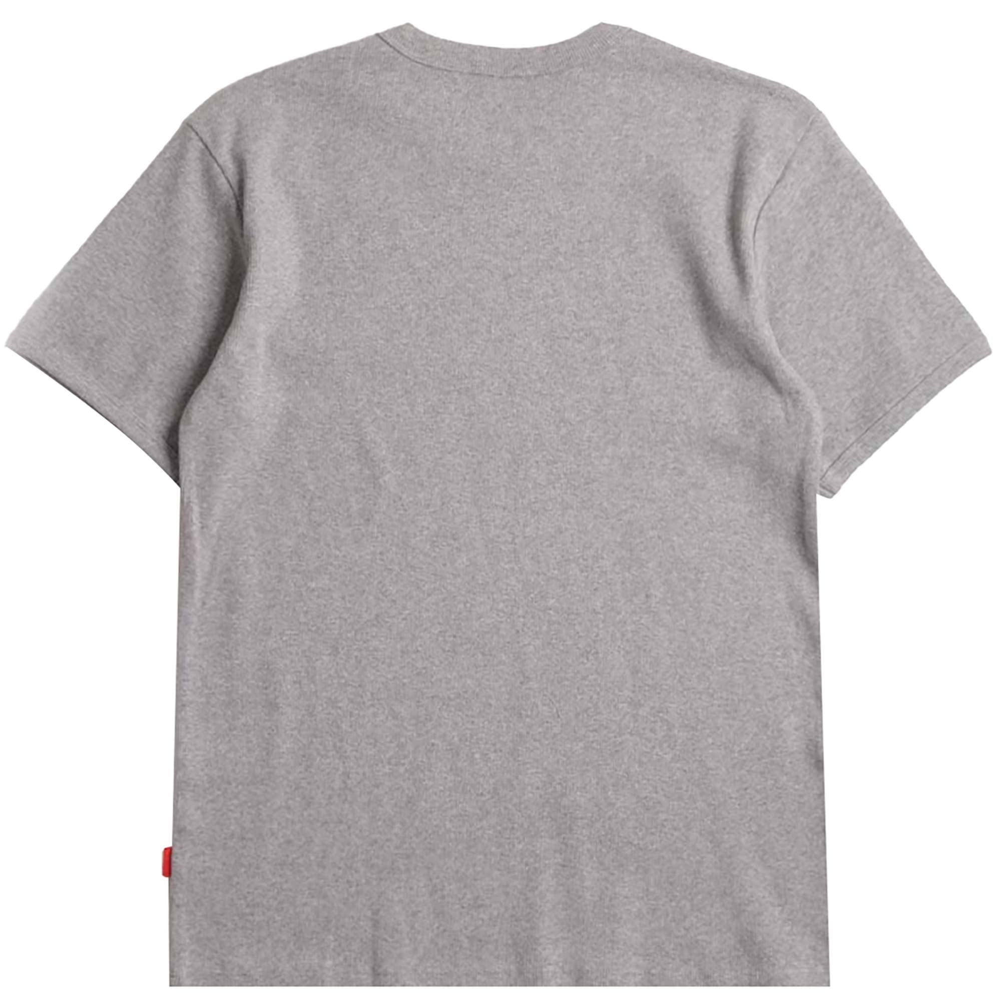 Healthknit Heavyweight Rib Crew T-Shirt - Heather Grey