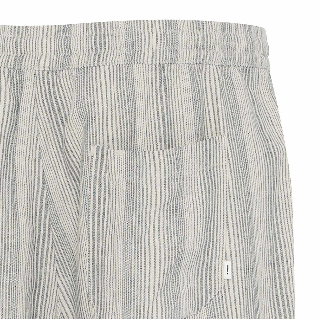 Solid Clothing Liam Stripe Shorts - Grey Navy