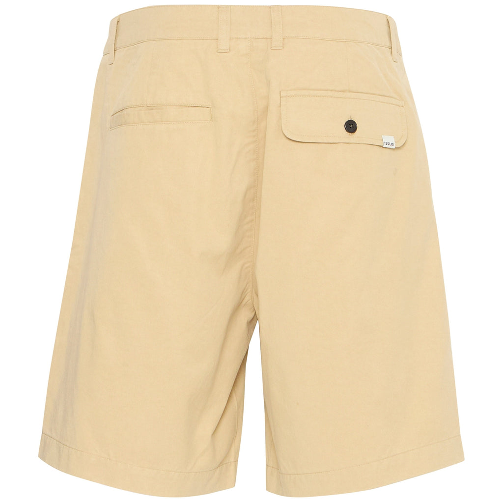 Solid Clothing Pleat Shorts - Beige