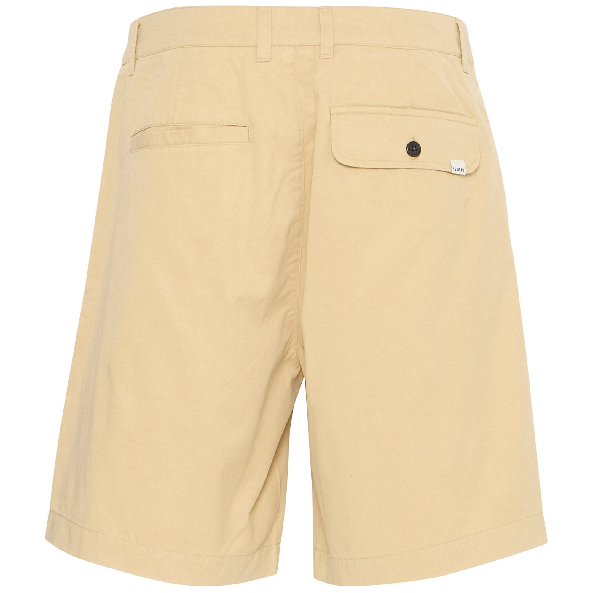 Solid Clothing Pleat Shorts - Beige