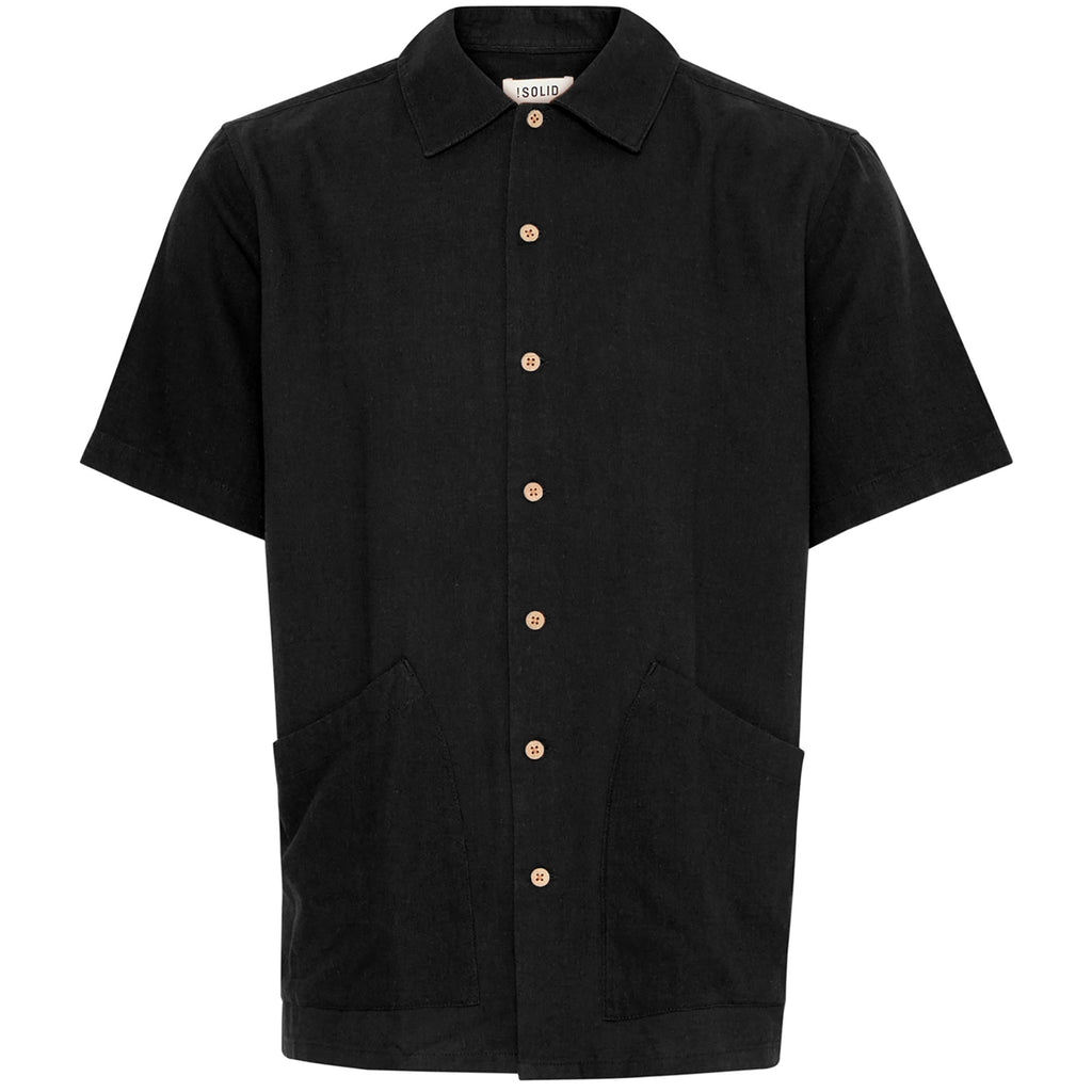 Solid Clothing Allan Pocket Shirt - Black