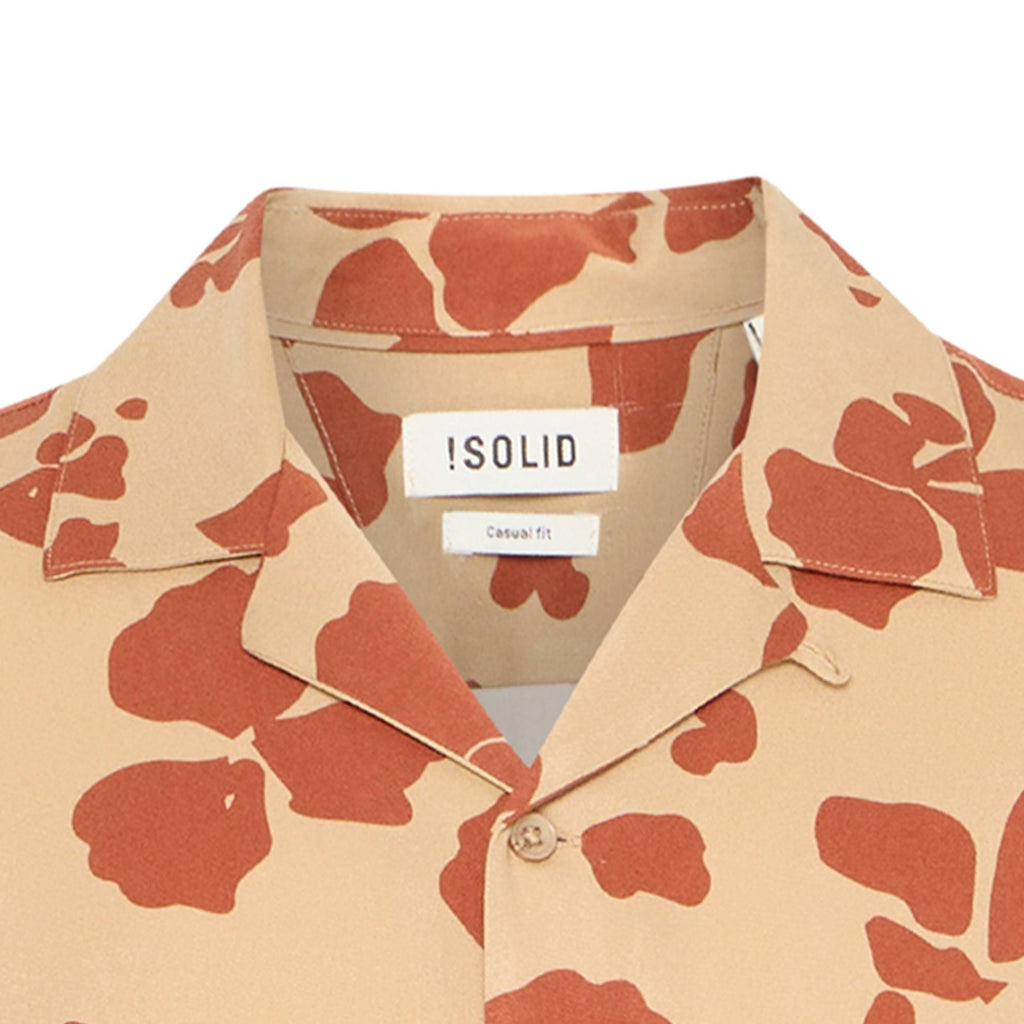 Solid Clothing Pacha Shirt - Beige Red