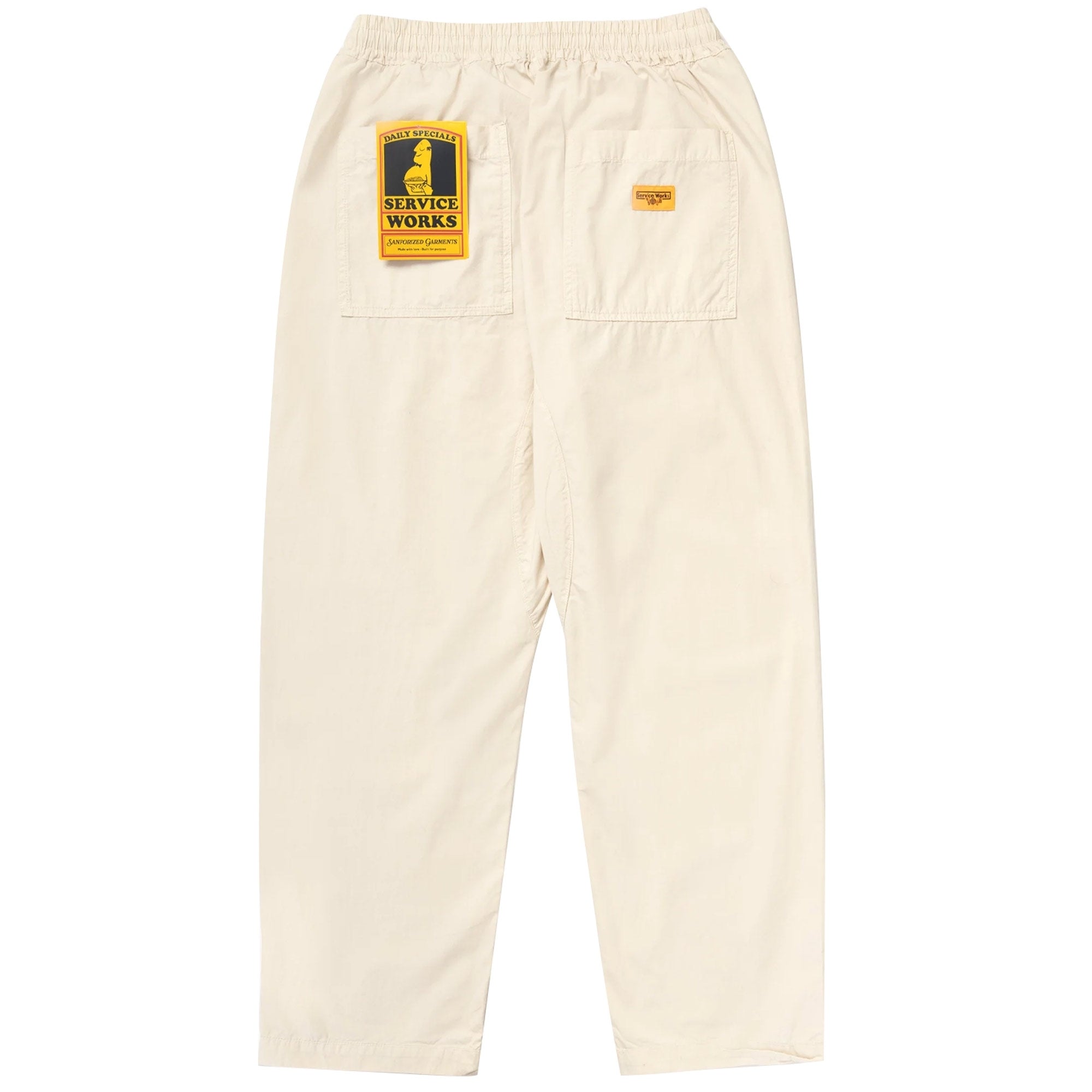 Service Works Poplin Chef Pants - White Oak