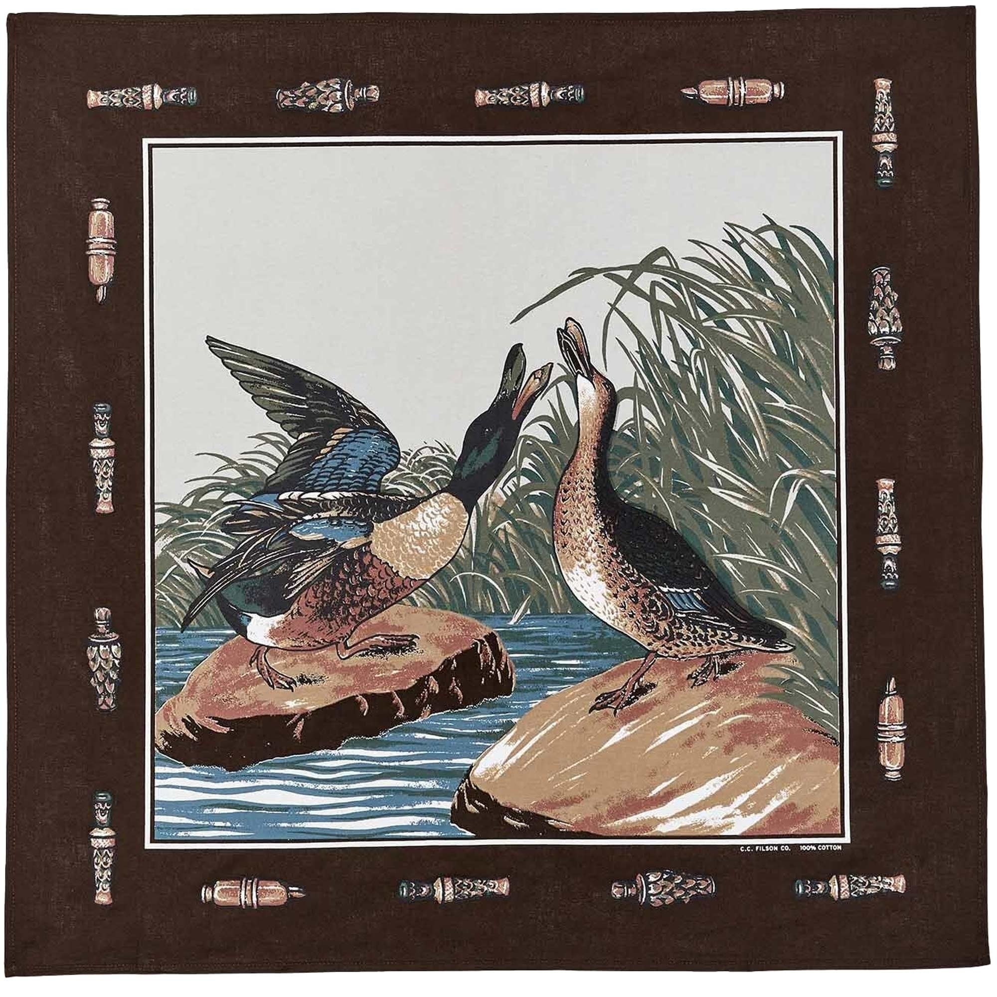 Filson Mallards Bandana - Brown
