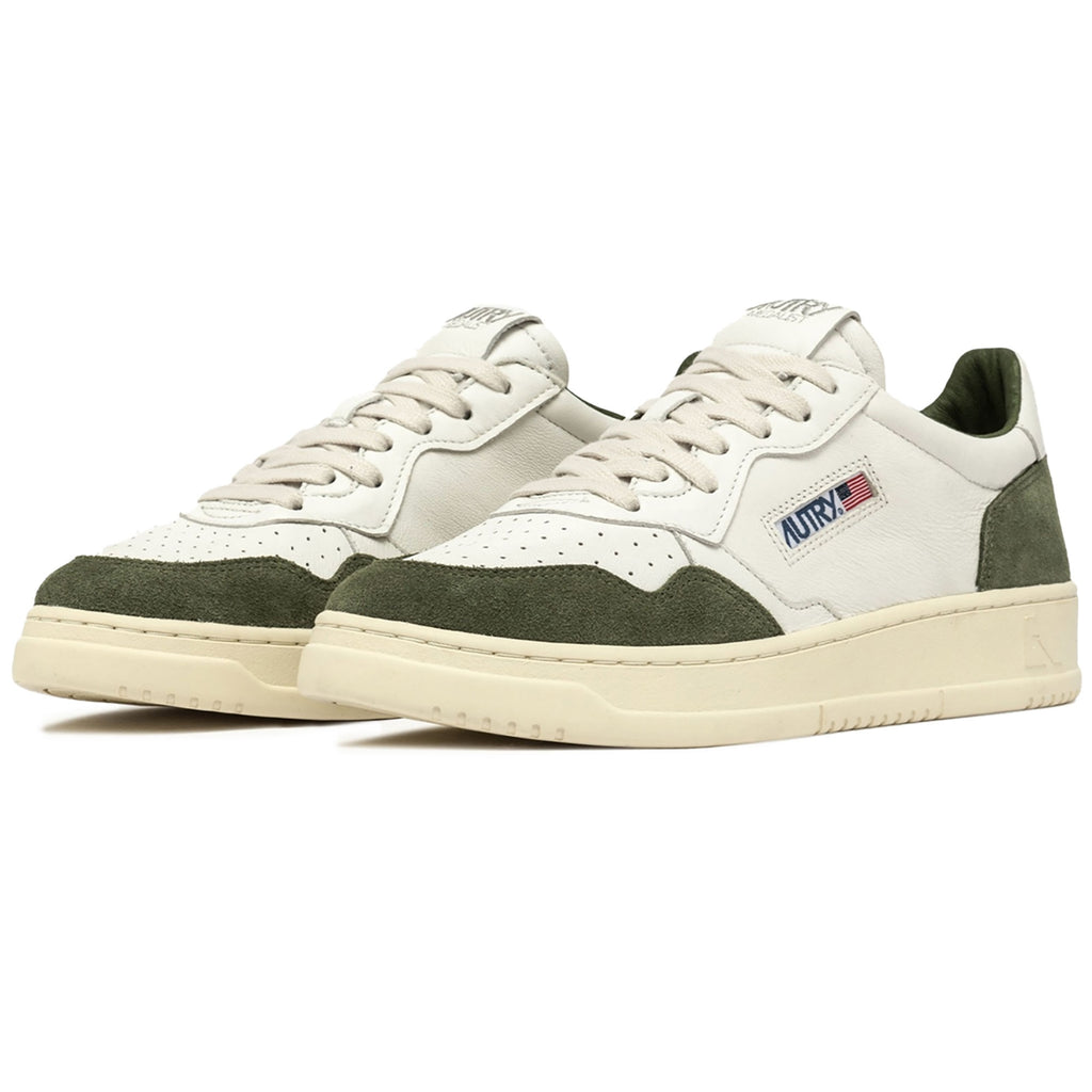 Medalist Low - White Bottle Green