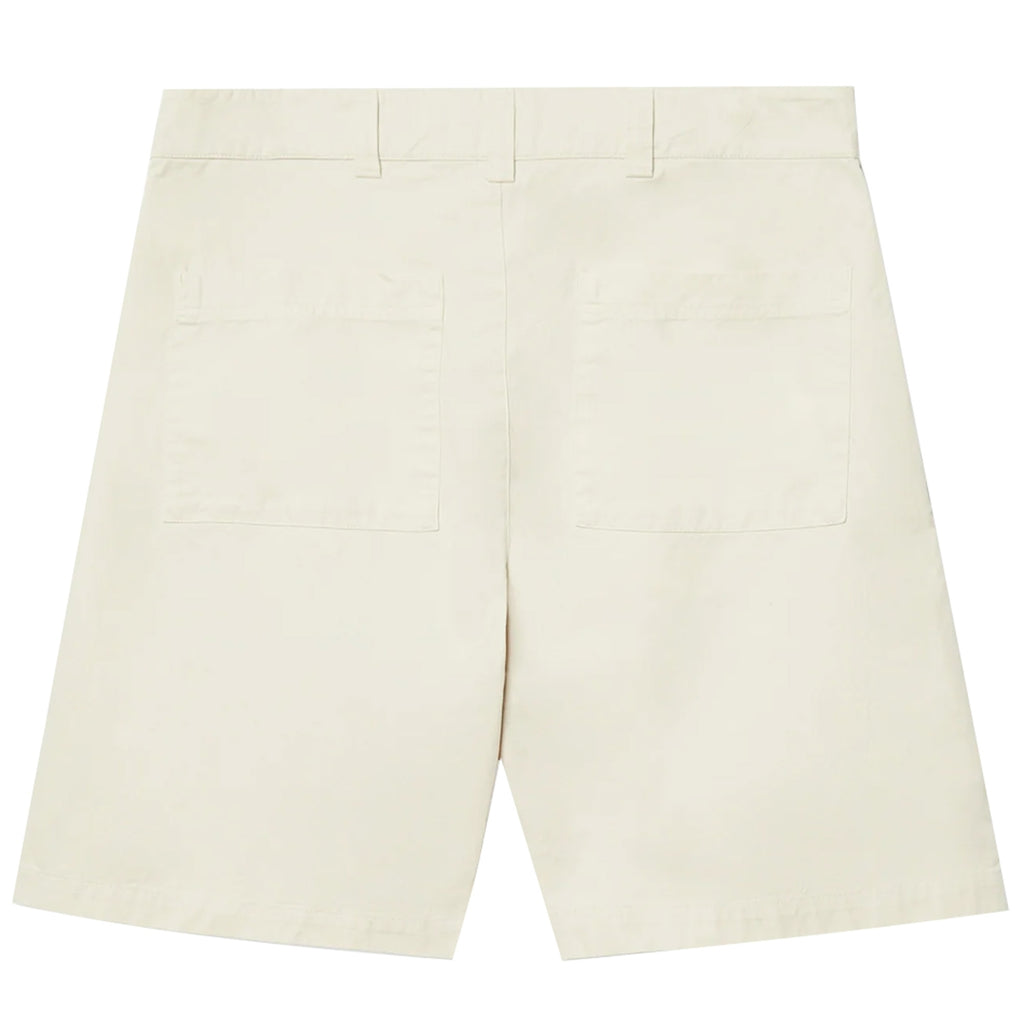 Pompeii Wide Pleated Shorts - Pearl