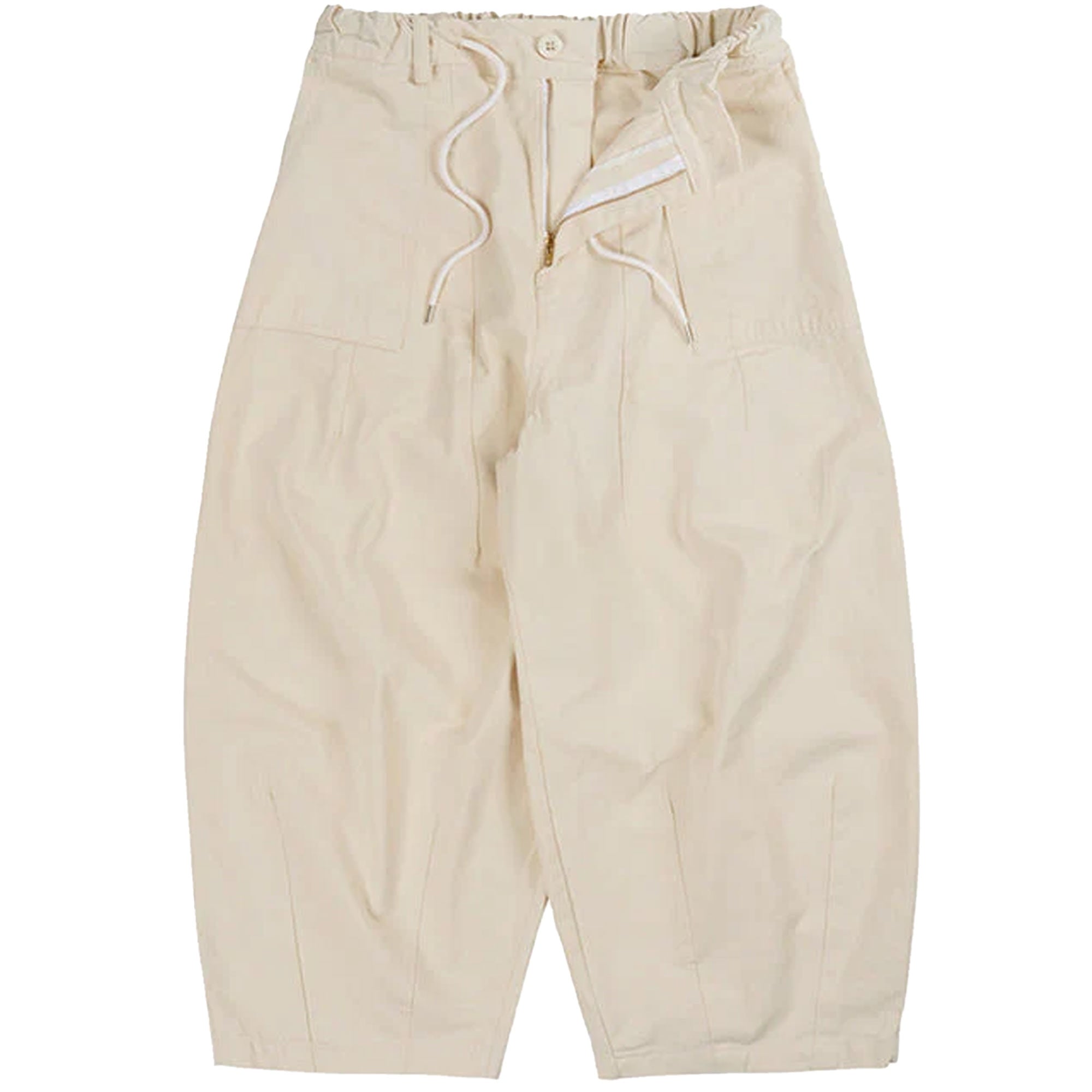 FrizmWORKS Twill Balloon Pants - Ivory