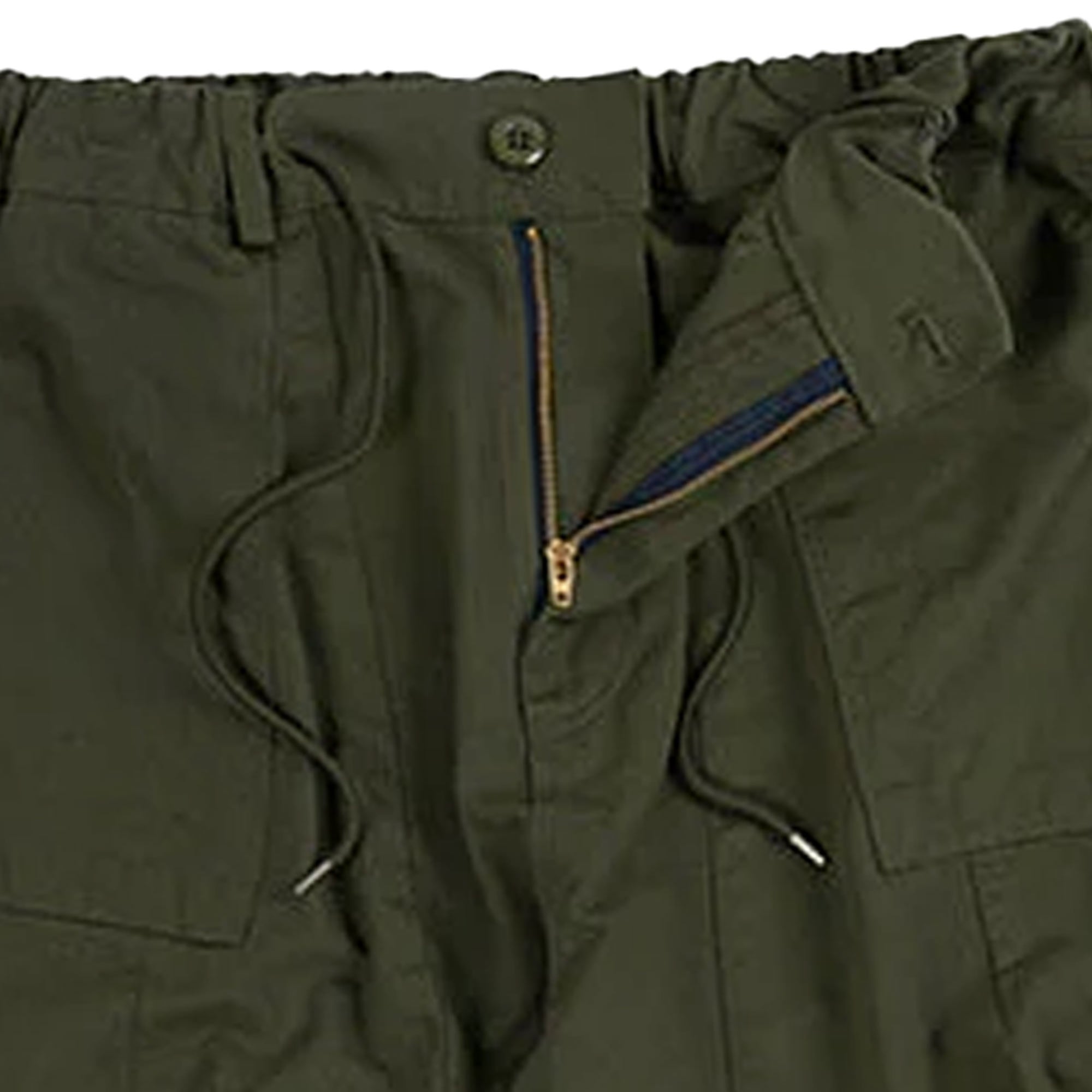 Twill Balloon Pants - Olive