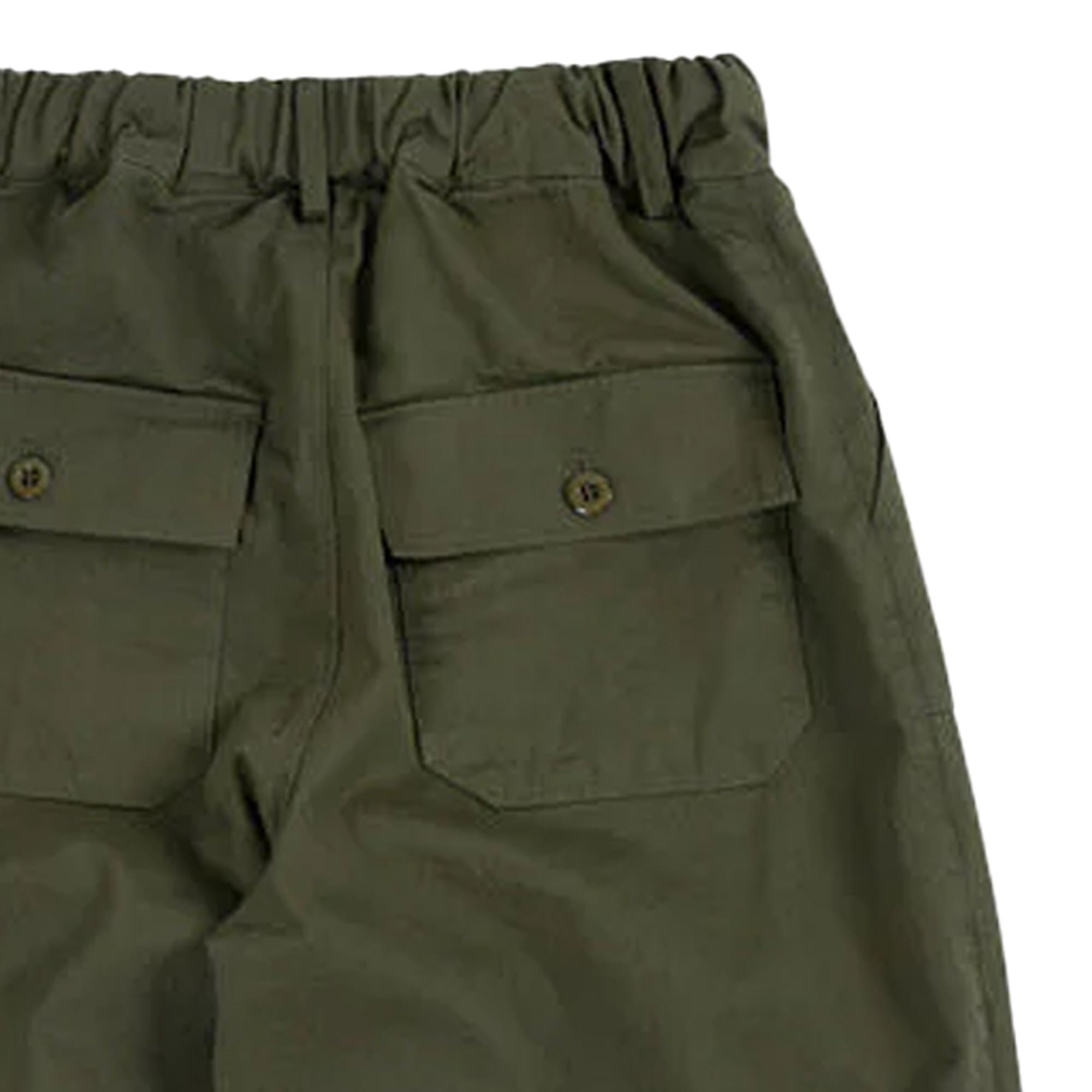 Twill Balloon Pants - Olive
