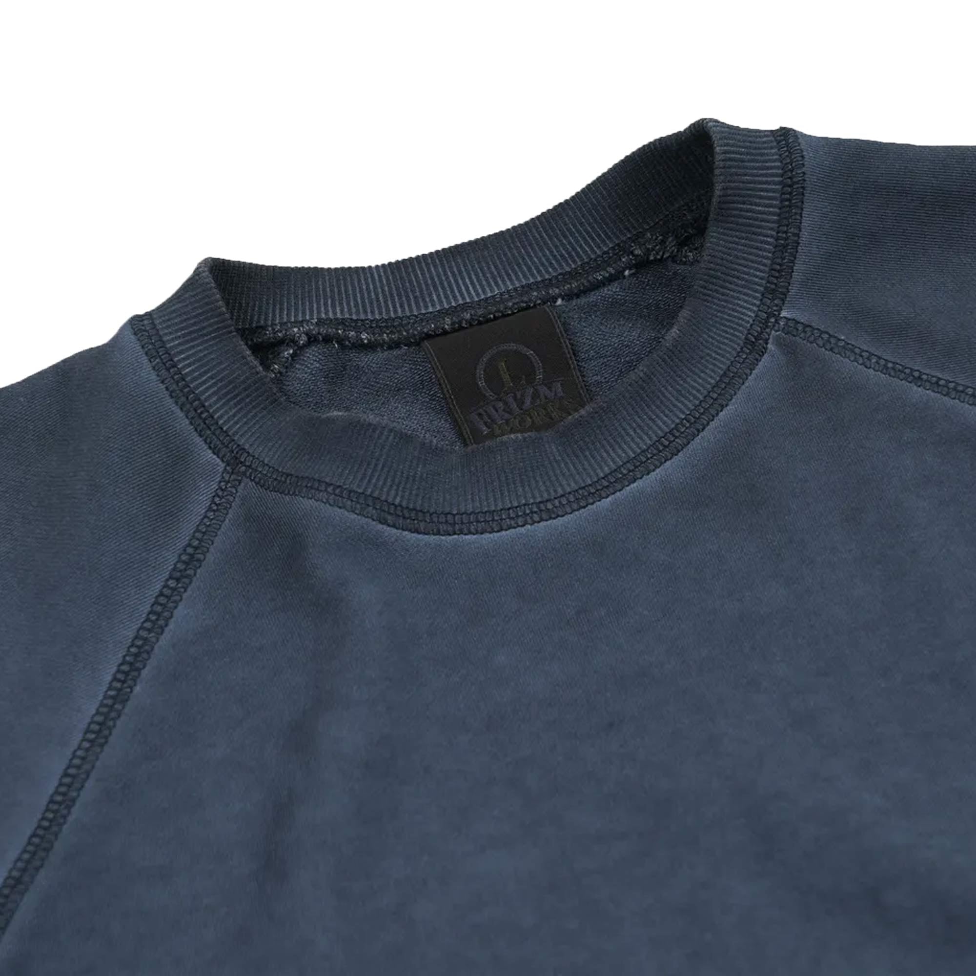 FrizmWORKS Raglan Sweat Half Tee - Vintage Navy