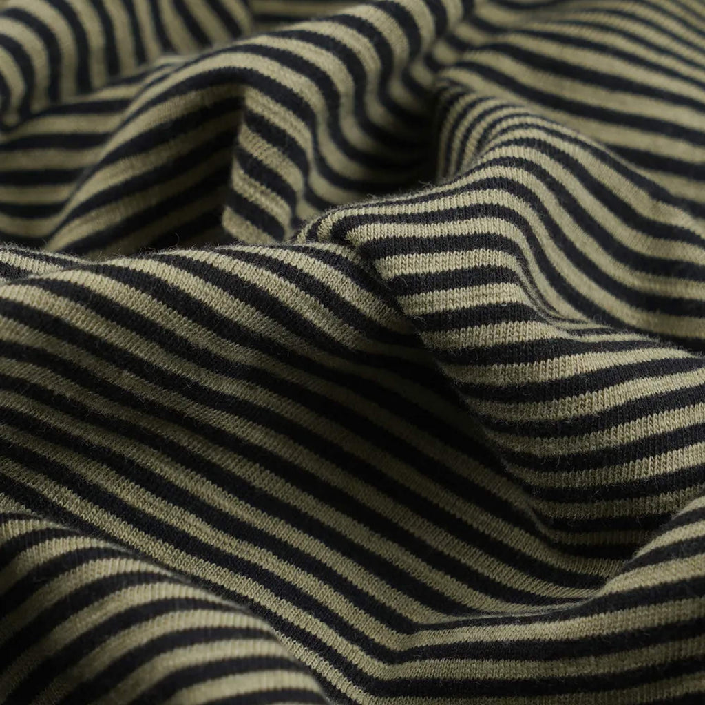 FrizmWORKS Thin Stripe Half T-Shirt - Olive