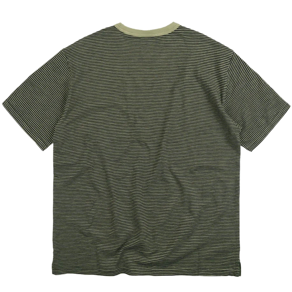 FrizmWORKS Thin Stripe Half T-Shirt - Olive