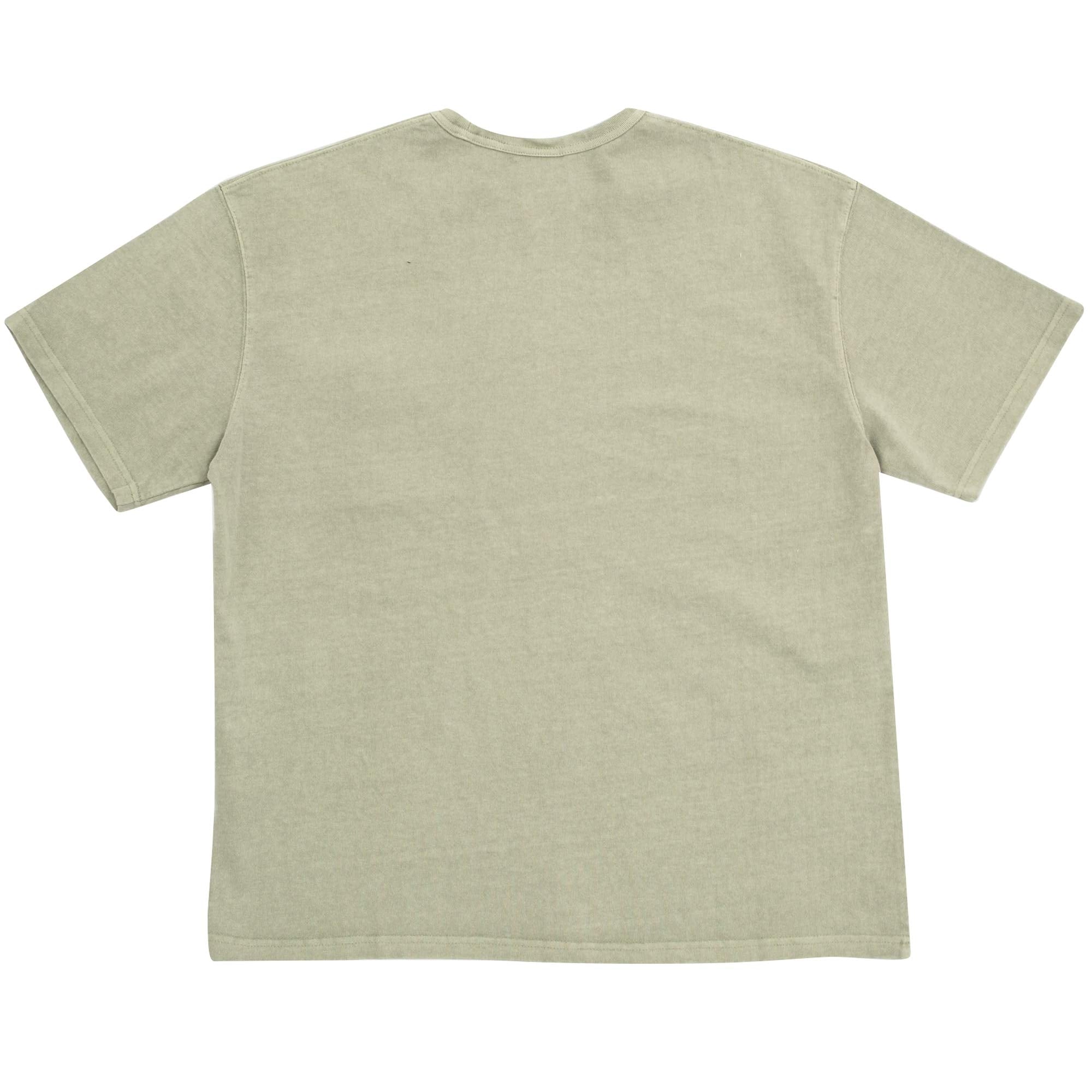 FrizmWORKS Cigarette Pocket Pigment Dyeing T-Shirt - Beige