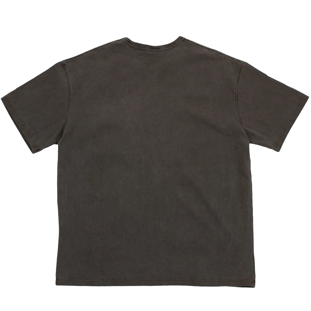 FrizmWORKS Cigarette Pocket Pigment Dyeing T-Shirt - Charcoal