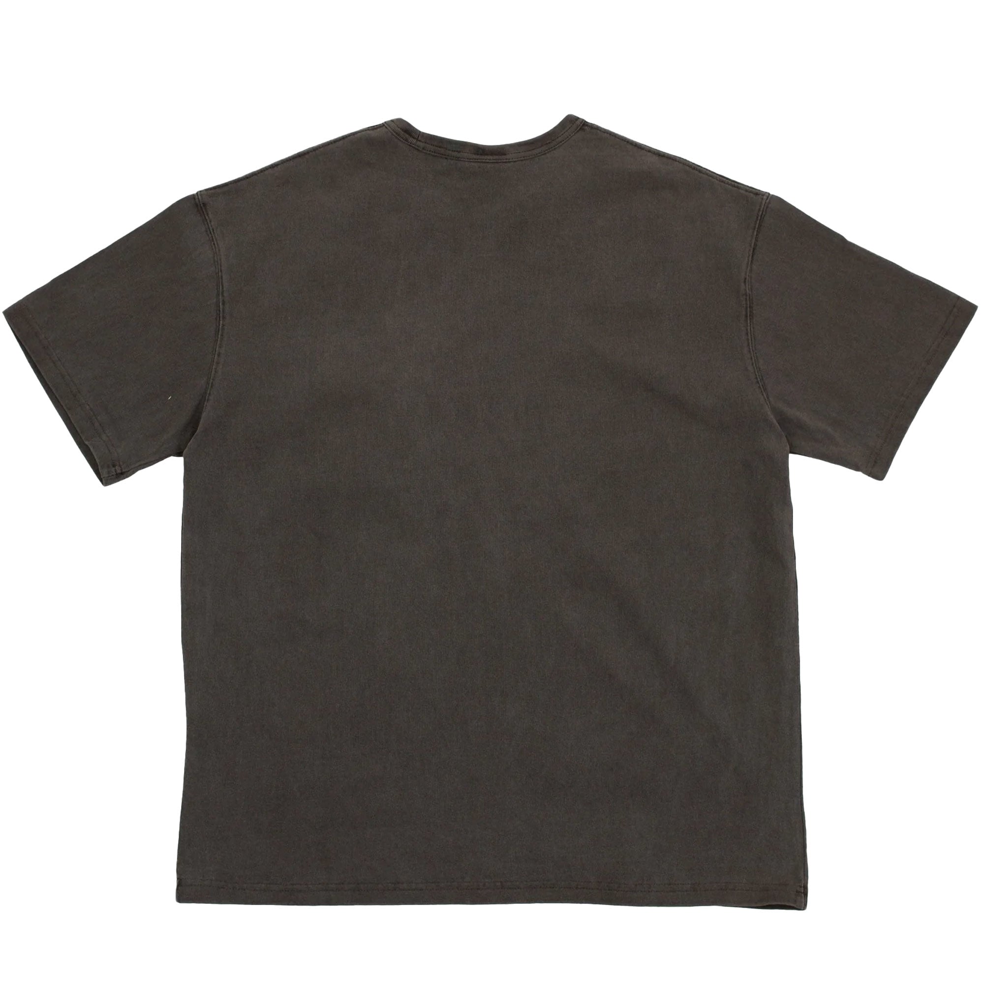 FrizmWORKS Cigarette Pocket Pigment Dyeing T-Shirt - Charcoal