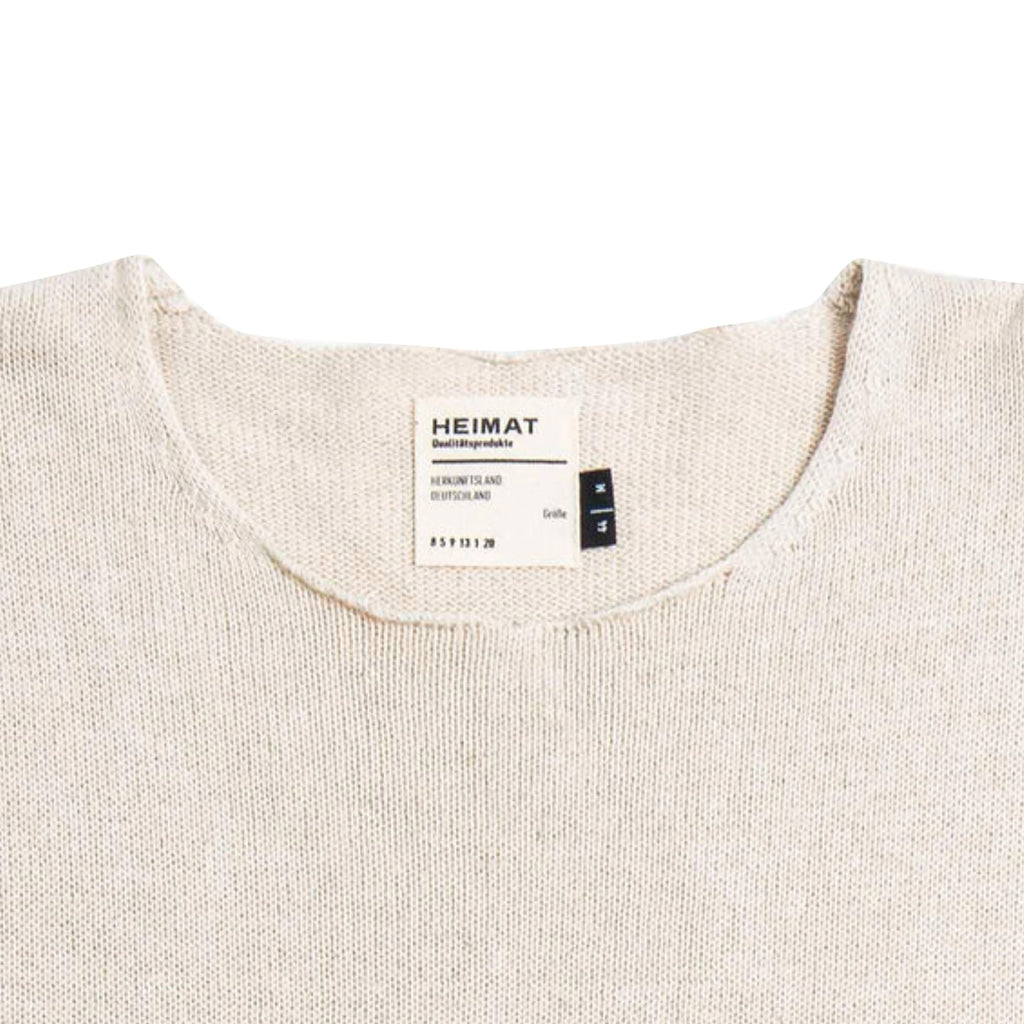 Heimat Cotton Linen Harbour Sweater - Seashell